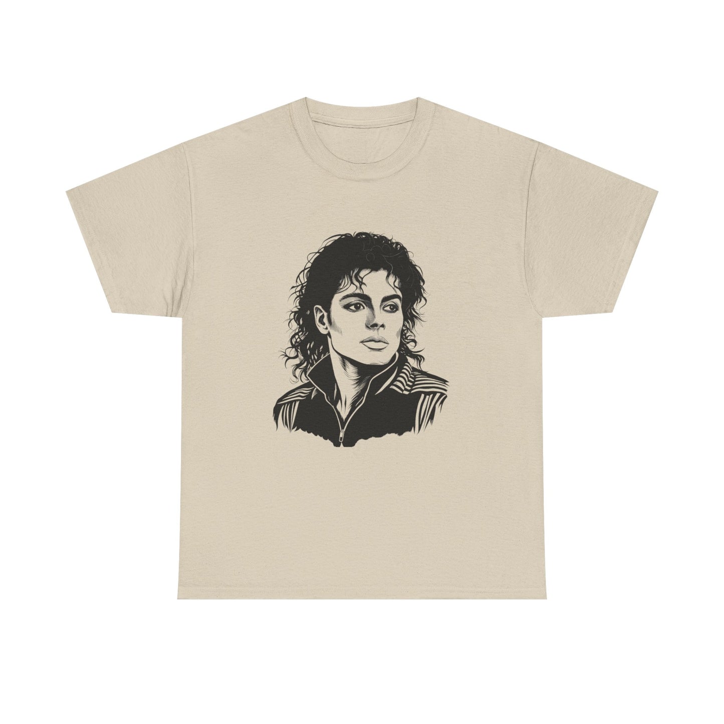 Michael Inspired Unisex Heavy Cotton Tee, Vintage Style Shirt, Retro Graphic Tee, Music Lover Gift, Unisex Casual Wear