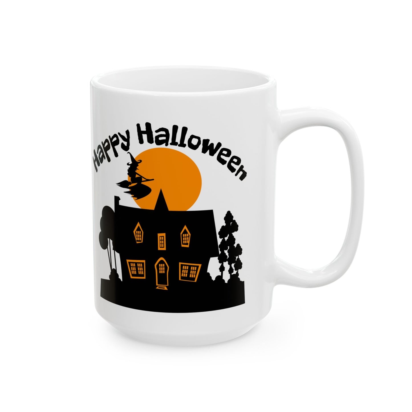 Halloween Ceramic Mug, Perfect for Coffee, Tea, Halloween Gift, Seasonal Decor, Fun Kitchenware, Trick or Treat