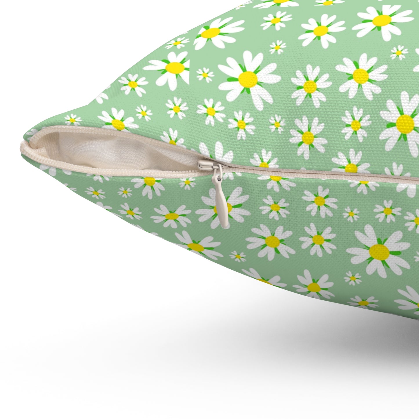 Spring Floral Square Pillow, Cozy Home Decor, Flower Accent Pillow, Gift for Garden Lovers, Living Room Cushion