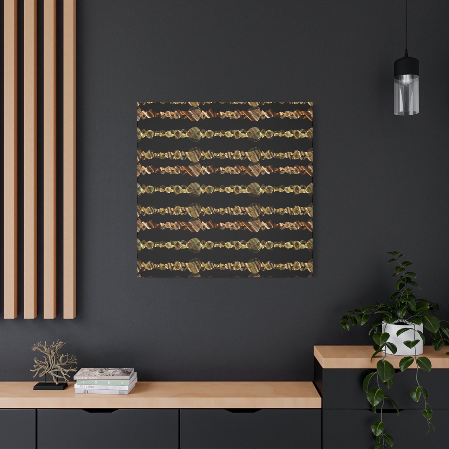 Artistic Canvas Gold and Black