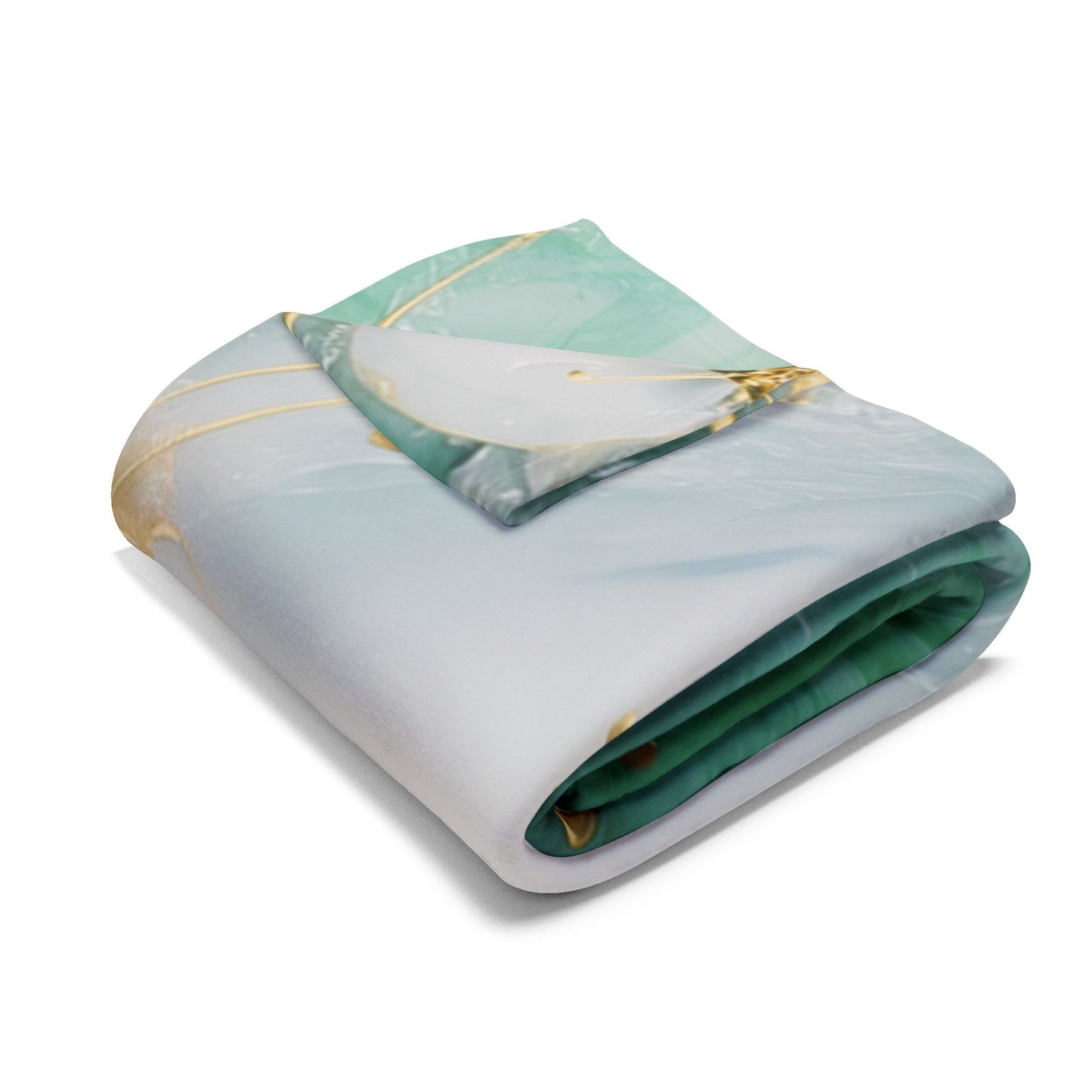 Elegant Floral Arctic Fleece Blanket, Cozy Home Decor, Gift for Her, Wedding Present, Nursery Accent, Luxe Throw