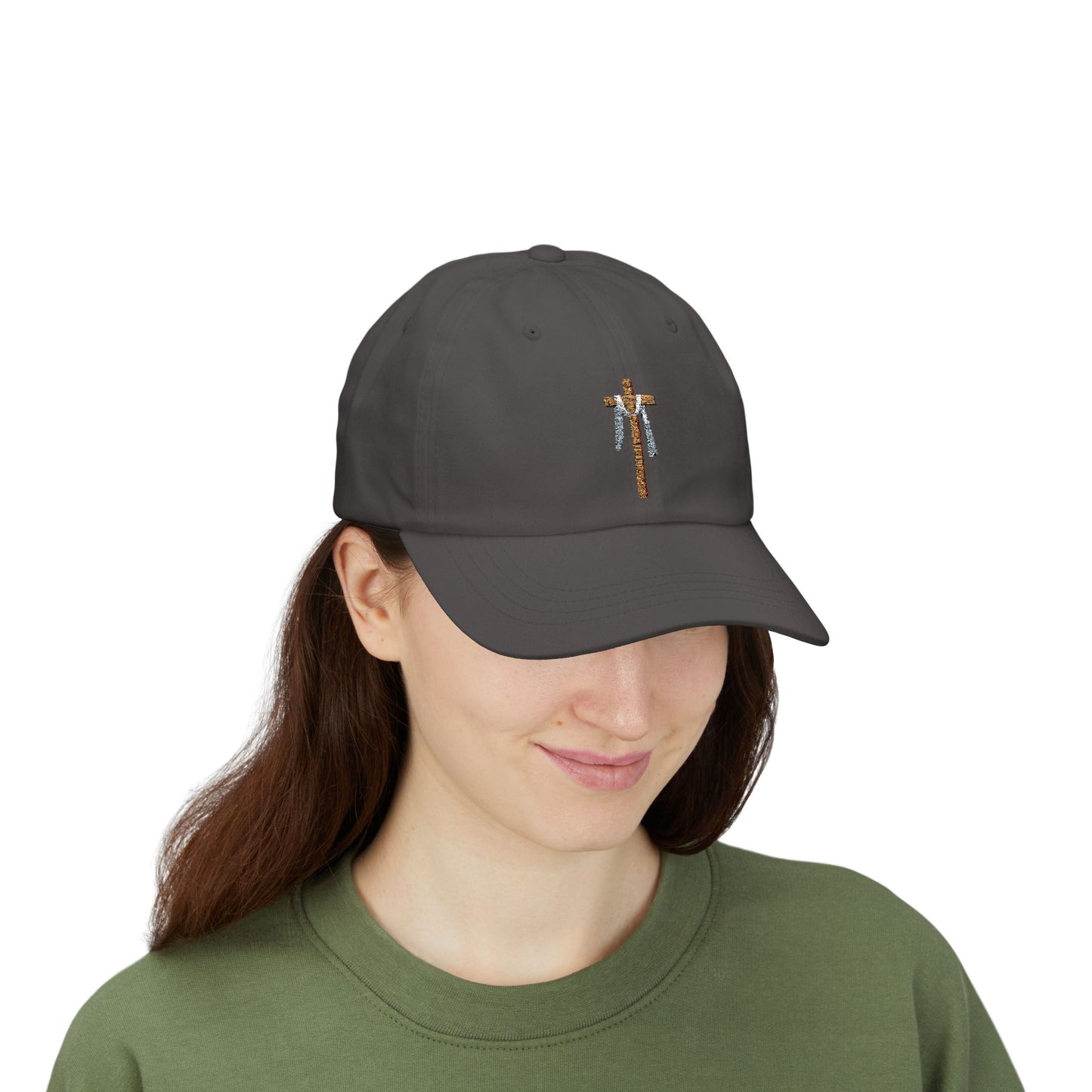 White Embroidered Classic Dad Cap - Casual Vintage Style, Perfect Gift for Father's Day, Summer Outings, Everyday Wear, Trendy Accessory