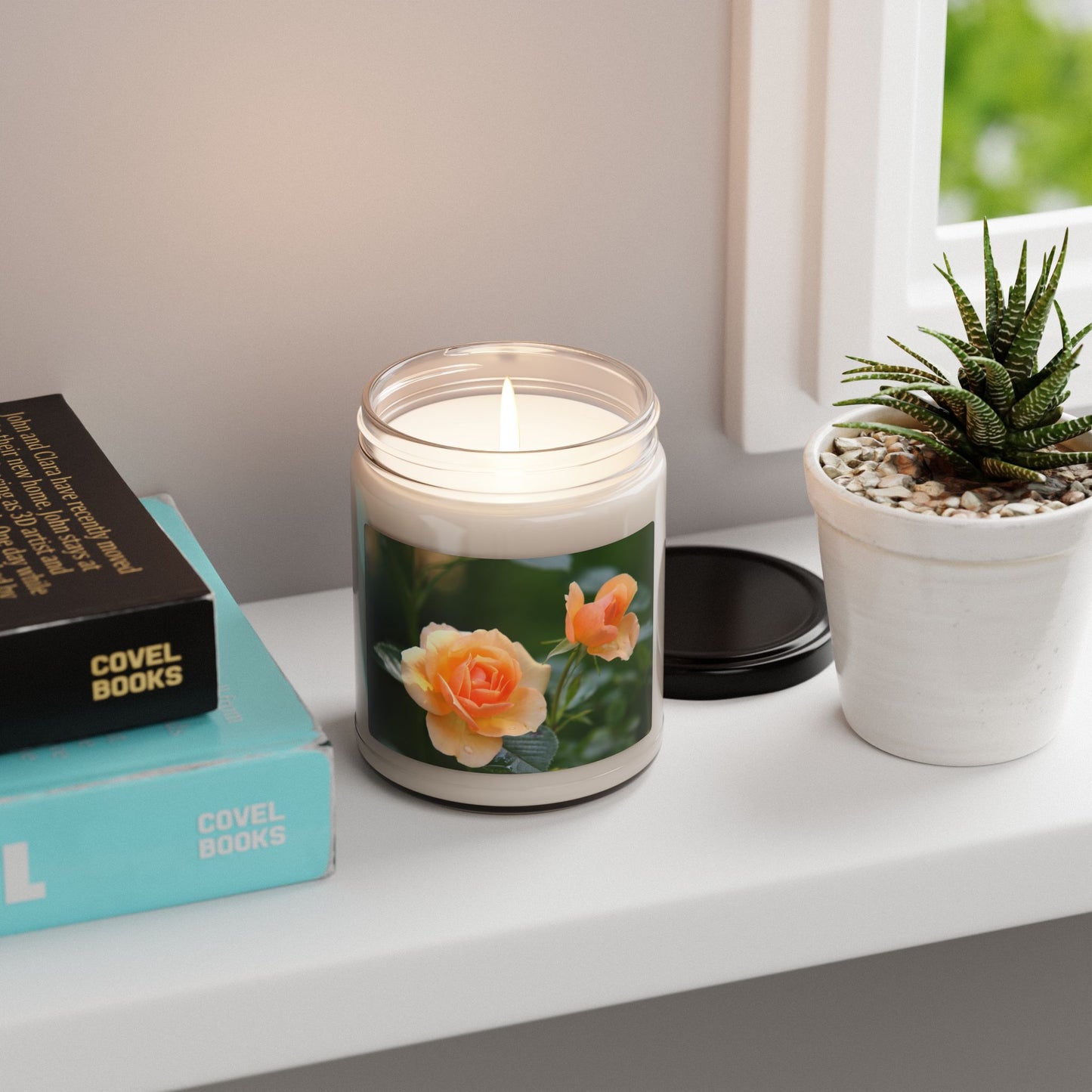 Rose Garden Scented Soy Candle - Aromatic Home Decor, Relaxation Gift, Floral Candle, Gift for Her, Wedding Favor