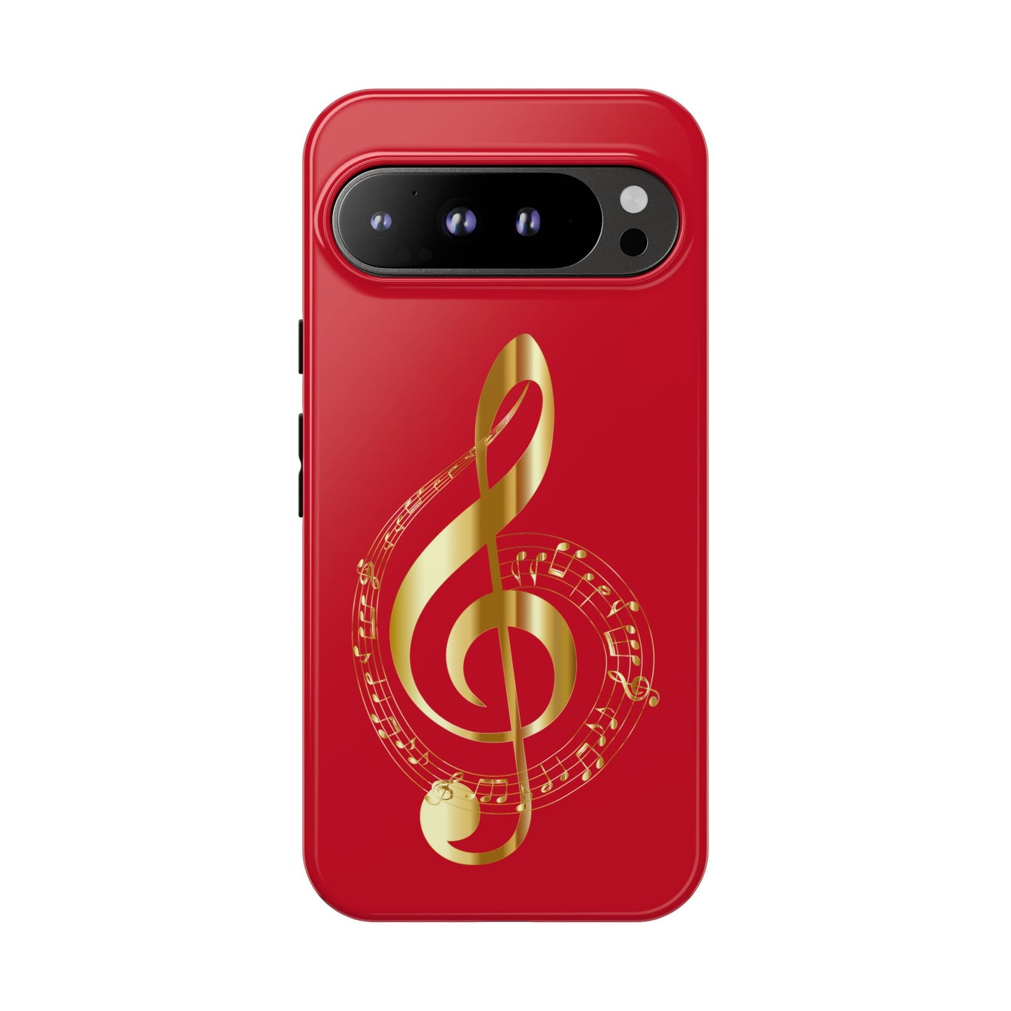 Tough Cases - Red Musical Note