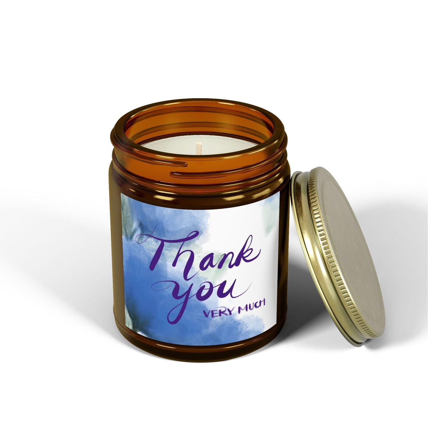 Thank You Scented Candles, Coconut Apricot Wax, Gifts for Her, Home Fragrance, Relaxation, Bridal Shower, Birthday