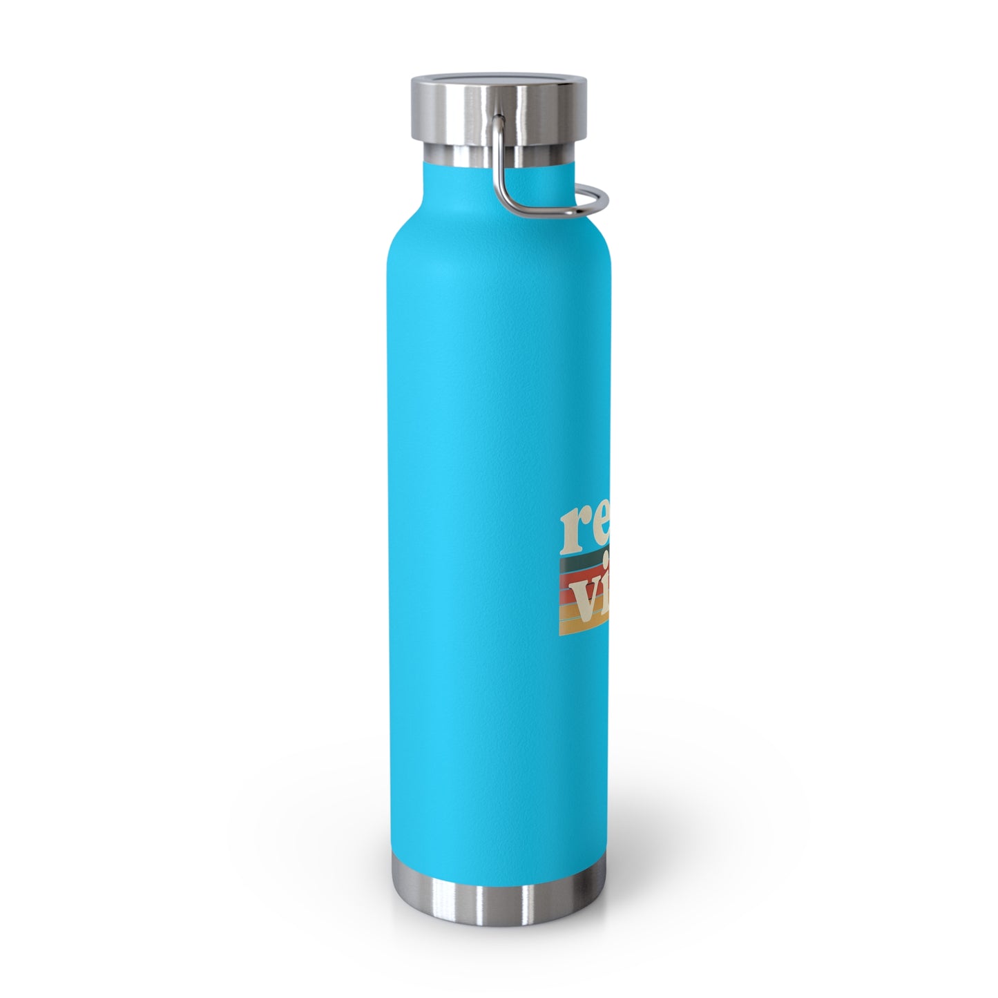 Retro Vibes Insulated Water Bottle, 22oz - Trendy Travel Flask, Stylish Hydration Gift for Fitness Lovers, Eco-Friendly Beverage Container