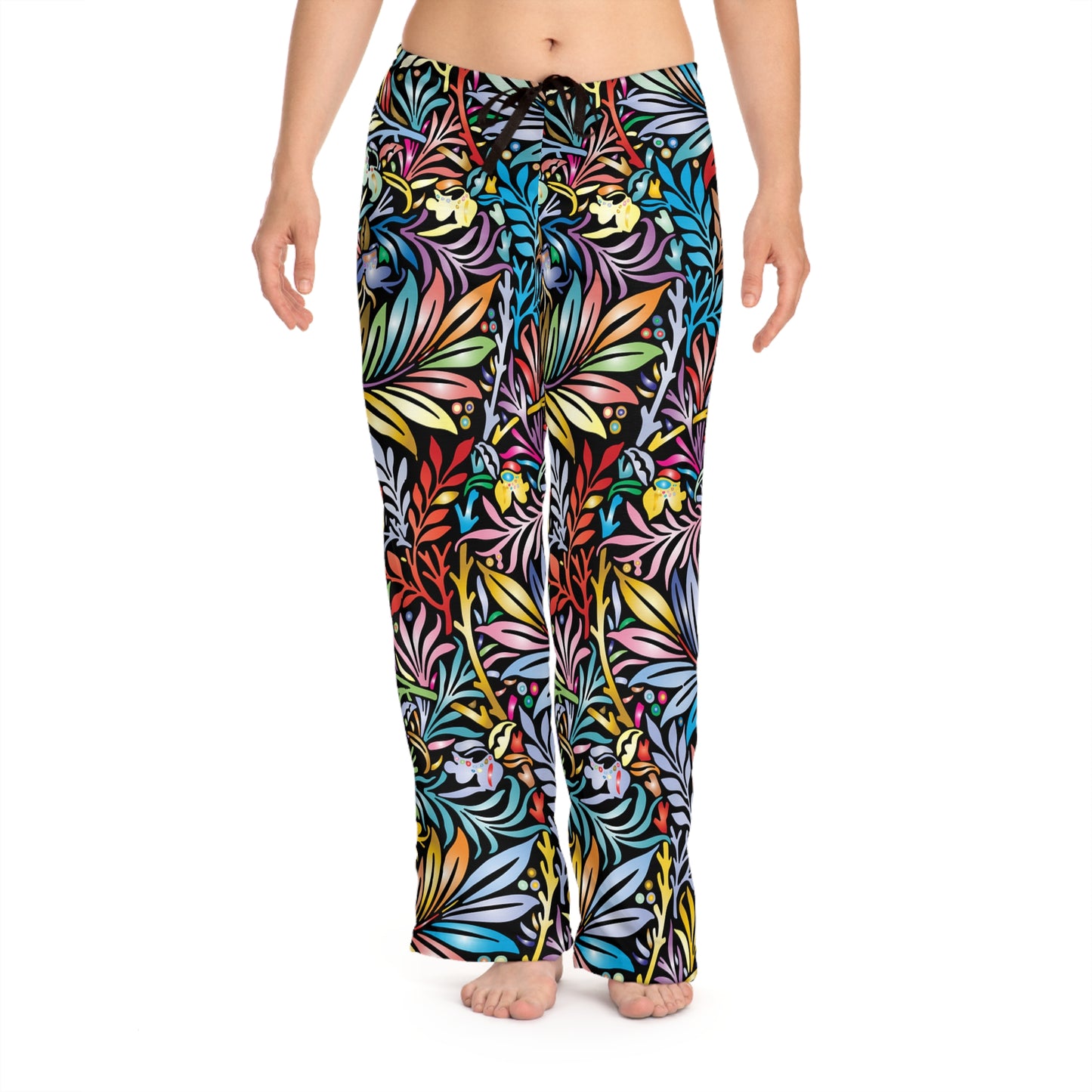 Vibrant Floral Women's Pajama Pants