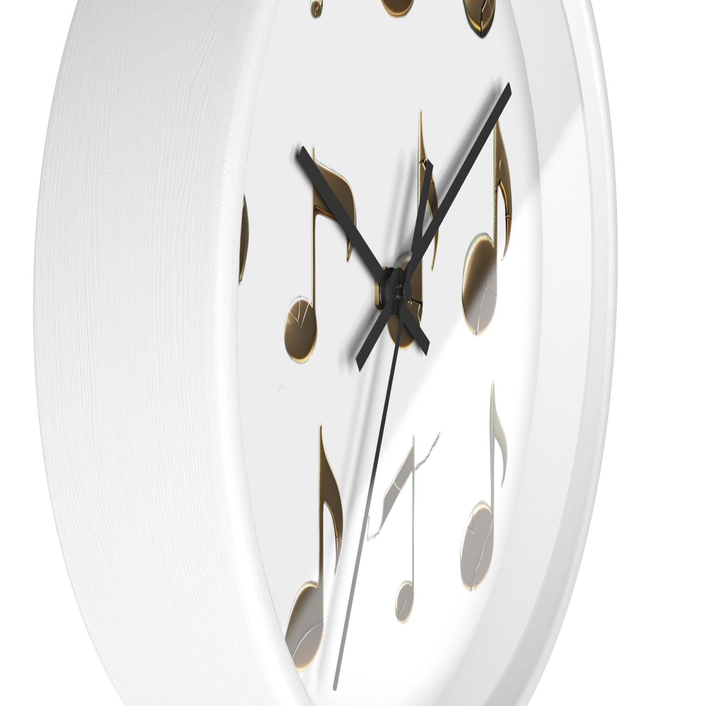 Musical Notes Wall Clock - Perfect for Musicians, Music Lovers
