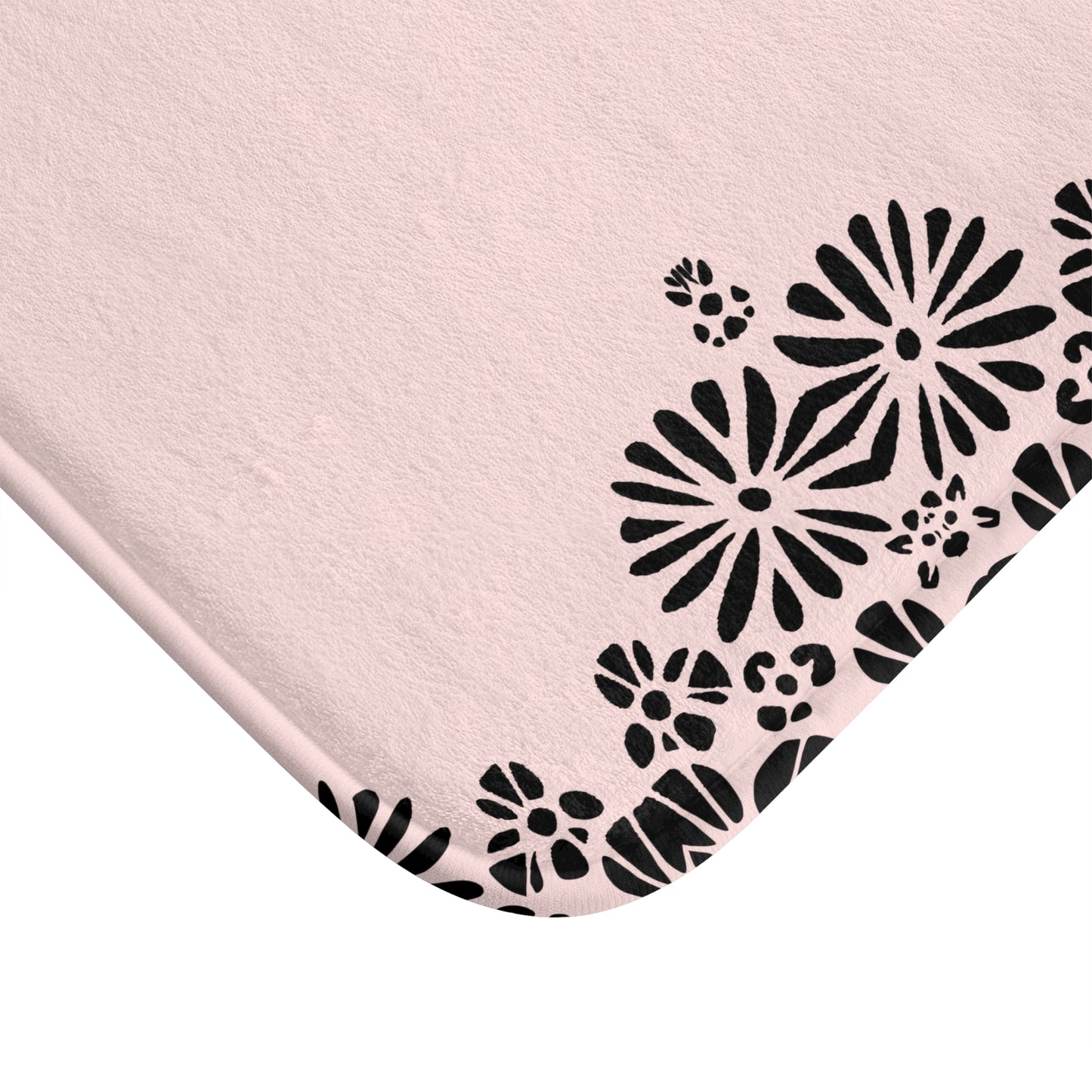 Floral Elegance Bath Mat - Chic Bathroom Decor, Home Spa Essentials, Gift for Her, Modern Design, Cozy Comfort