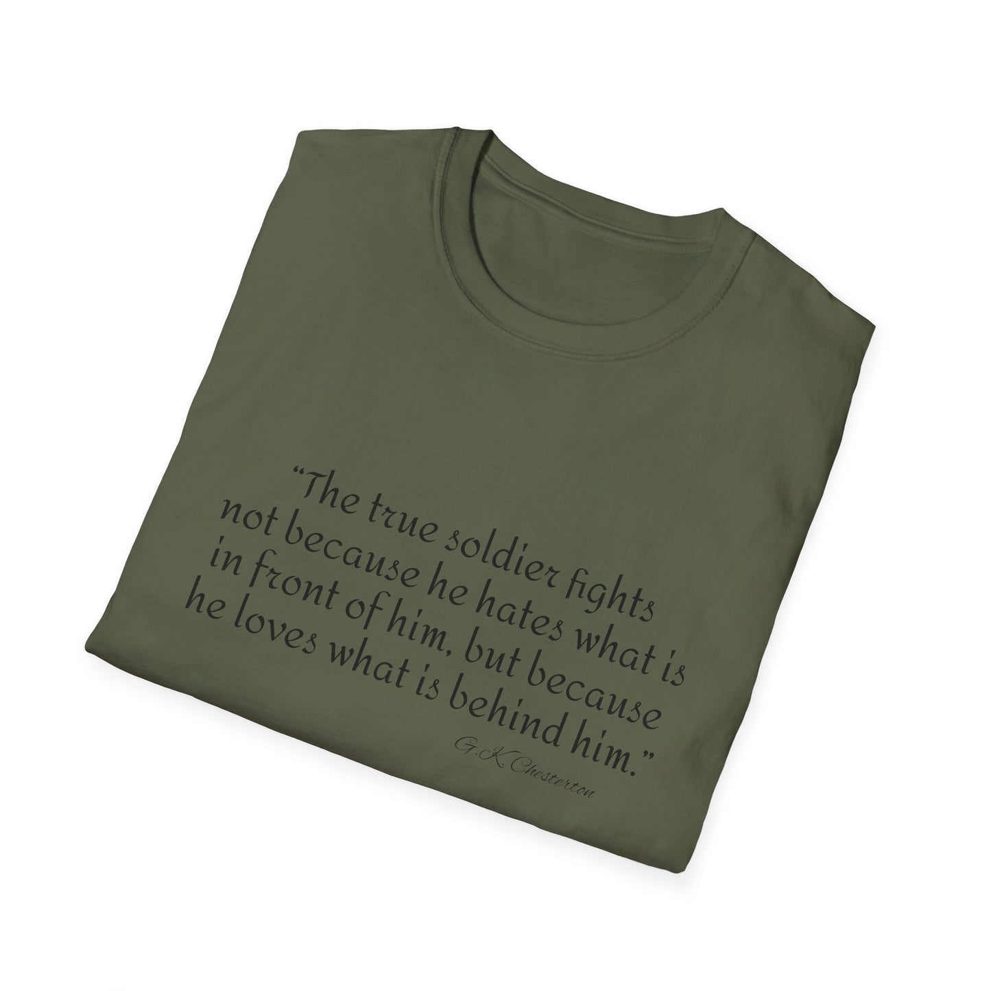 Inspirational Unisex T-Shirt, Gift for Soldiers
