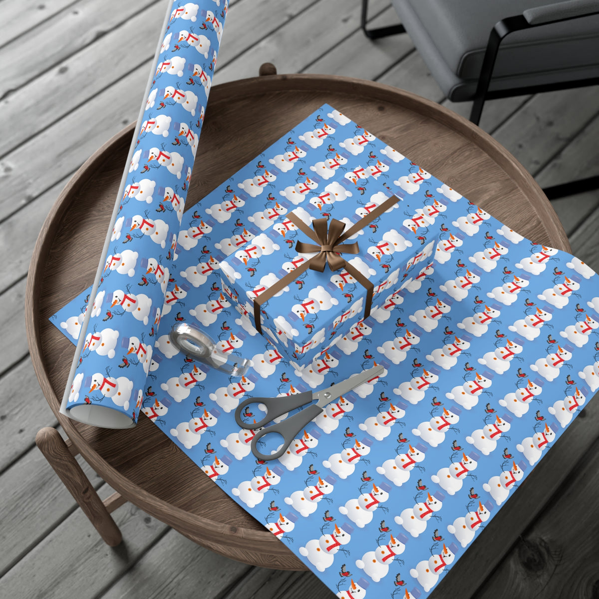 Snowman Gift Wrap Papers for Holiday Cheer, Christmas, Winter Parties, Eco-Friendly Wrapping, Festive Gifts, Seasonal Celebrations