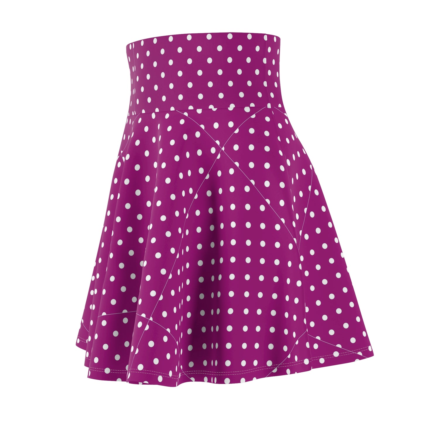 Polka Dot Women's Skater Skirt, Fun Casual Skirt, Summer Fashion, Twirl Skirt, Party Outfit, Vintage Style