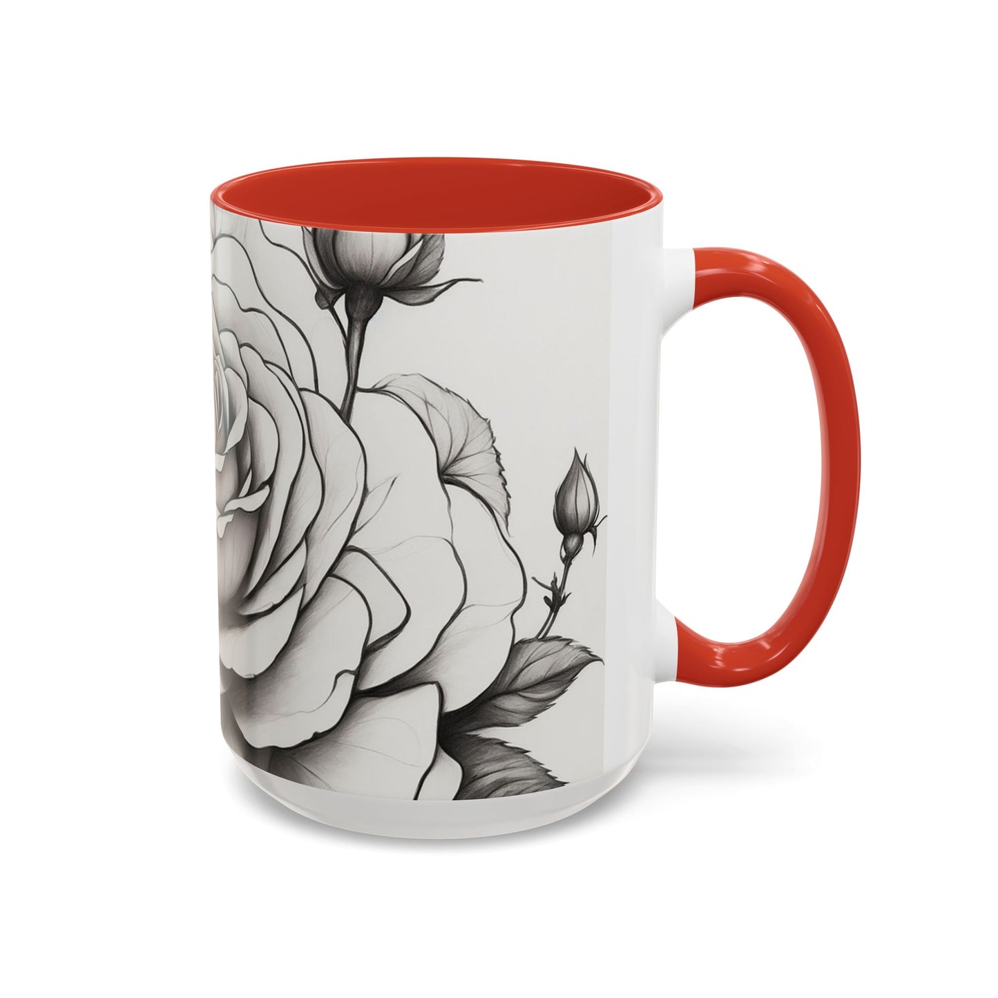 Elegant Floral Coffee Mug - Perfect Gift for Flower Lovers, Mother's Day, Birthdays, Home Decor, Office Use