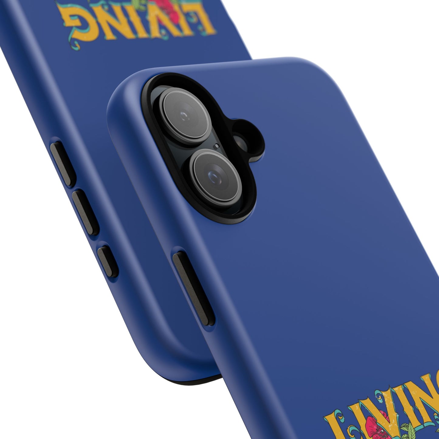 Living the Dream Phone Case, Floral Phone Cover, Tough Phone Case, Inspirational Gift, Boho Style Accessory, Dreamer Case
