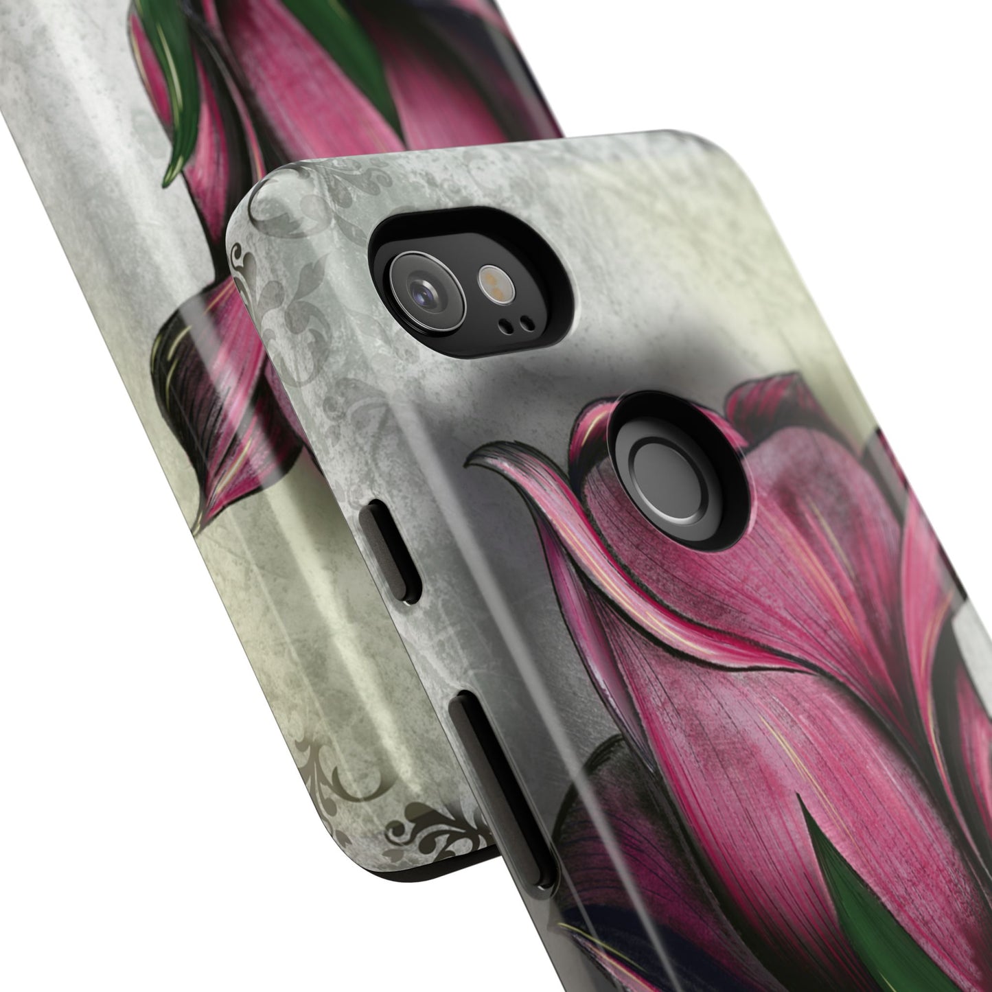 Rose Phone Case – Tough Cases, Floral Phone Cover, Gift for Her, Minimalist Design, Nature Lover's Accessory, Birthday Gift Idea