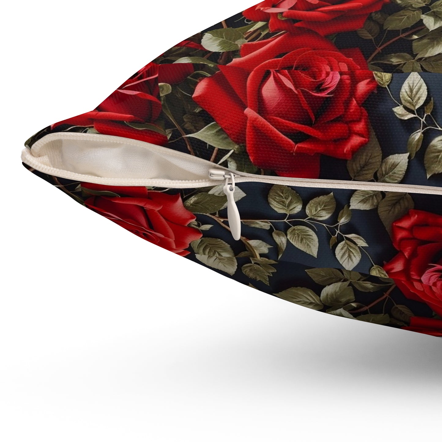 Elegant Floral Decorative Pillow, Rose Flower Cushion, Cozy Home Decor, Gift Idea for Weddings, Birthdays, Housewarming