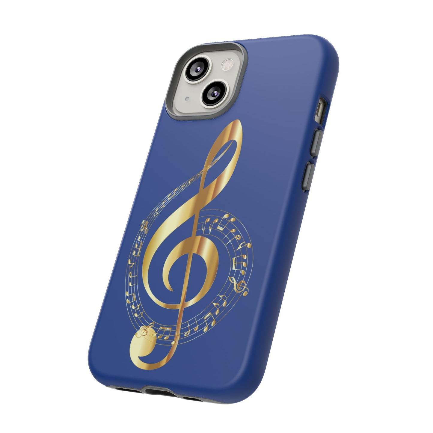 Tough Cases Blue and Gold Musical Note