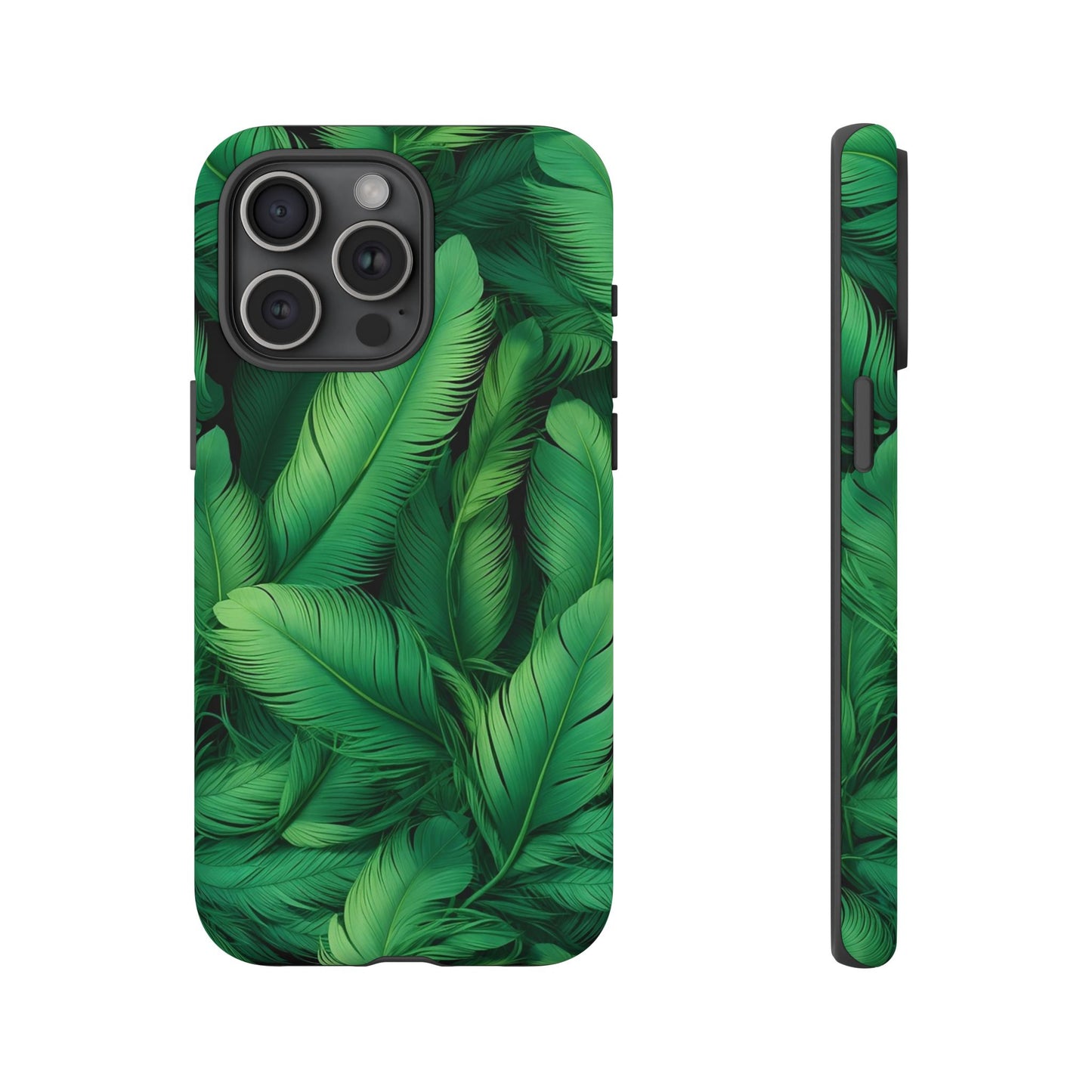 Tough Cases - Tropical Leaf Phone Case, Nature-inspired, Phone Accessory, Gift for Her, Jungle Theme, Eco-Friendly