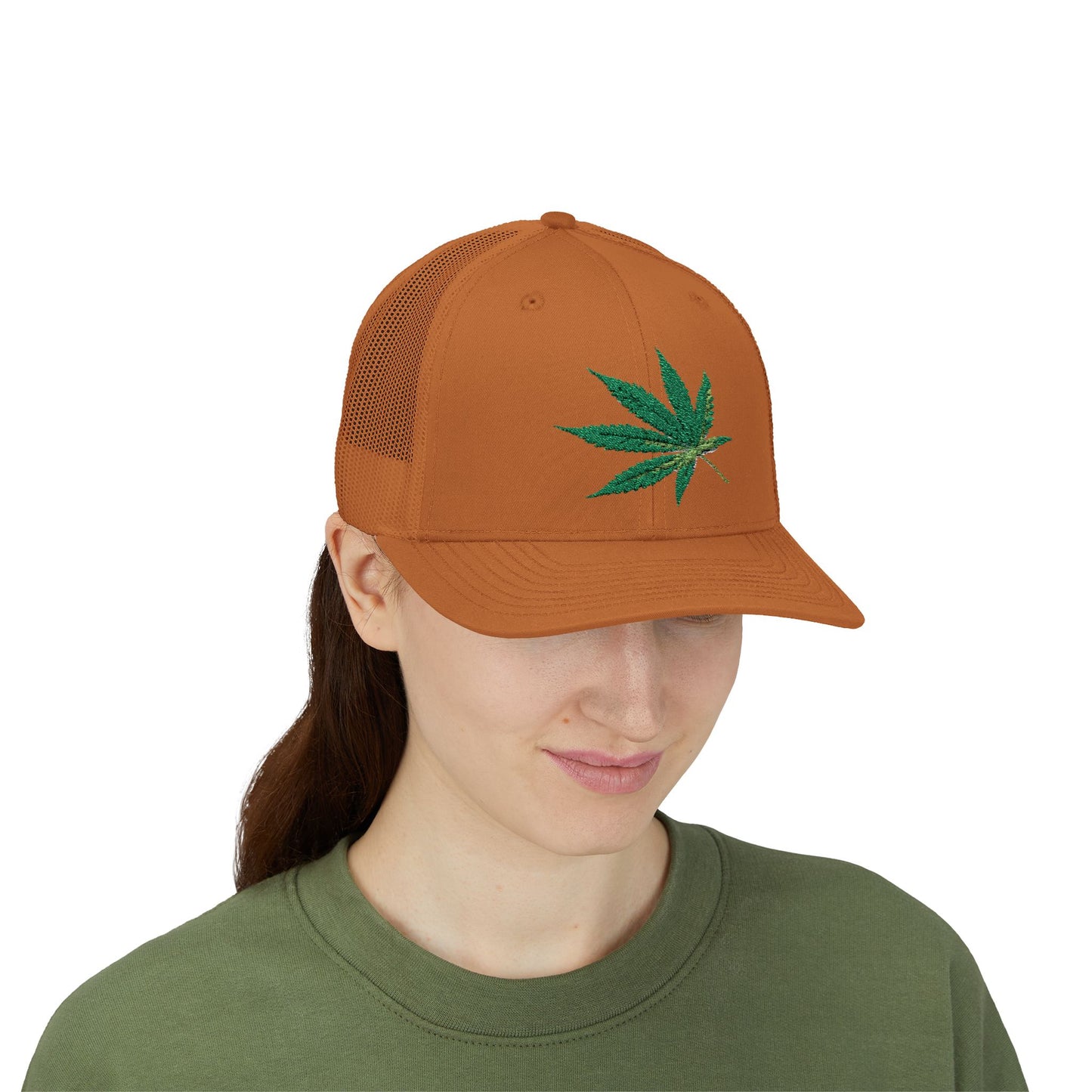 Cannabis Leaf Snapback Trucker Cap | Stylish Hat for Weed Enthusiasts | Perfect for Festivals, Parties, Gifts, and Outdoor Adventures