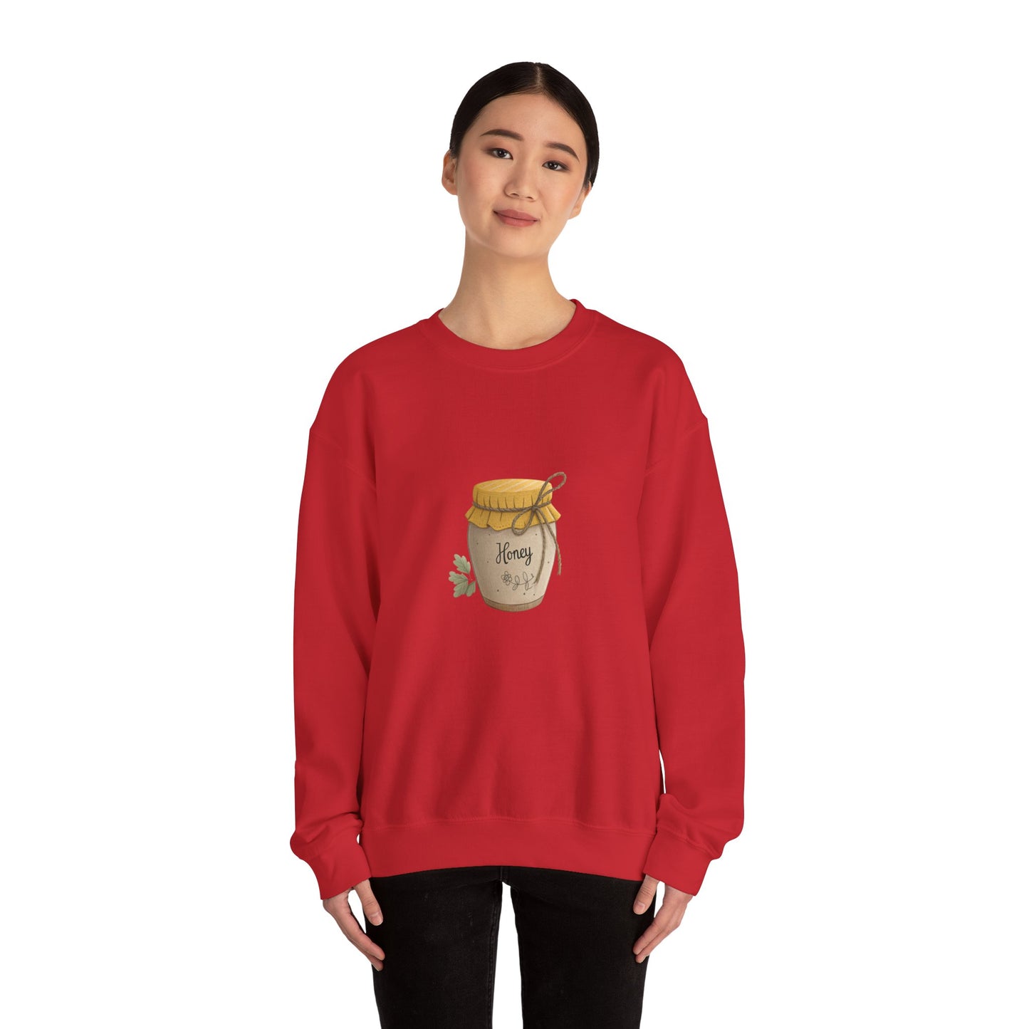 Honey Jar Sweatshirt, Cozy Gift, Fall Fashion, Unisex Apparel, Sweetheart Gift, Cute Sweatshirt