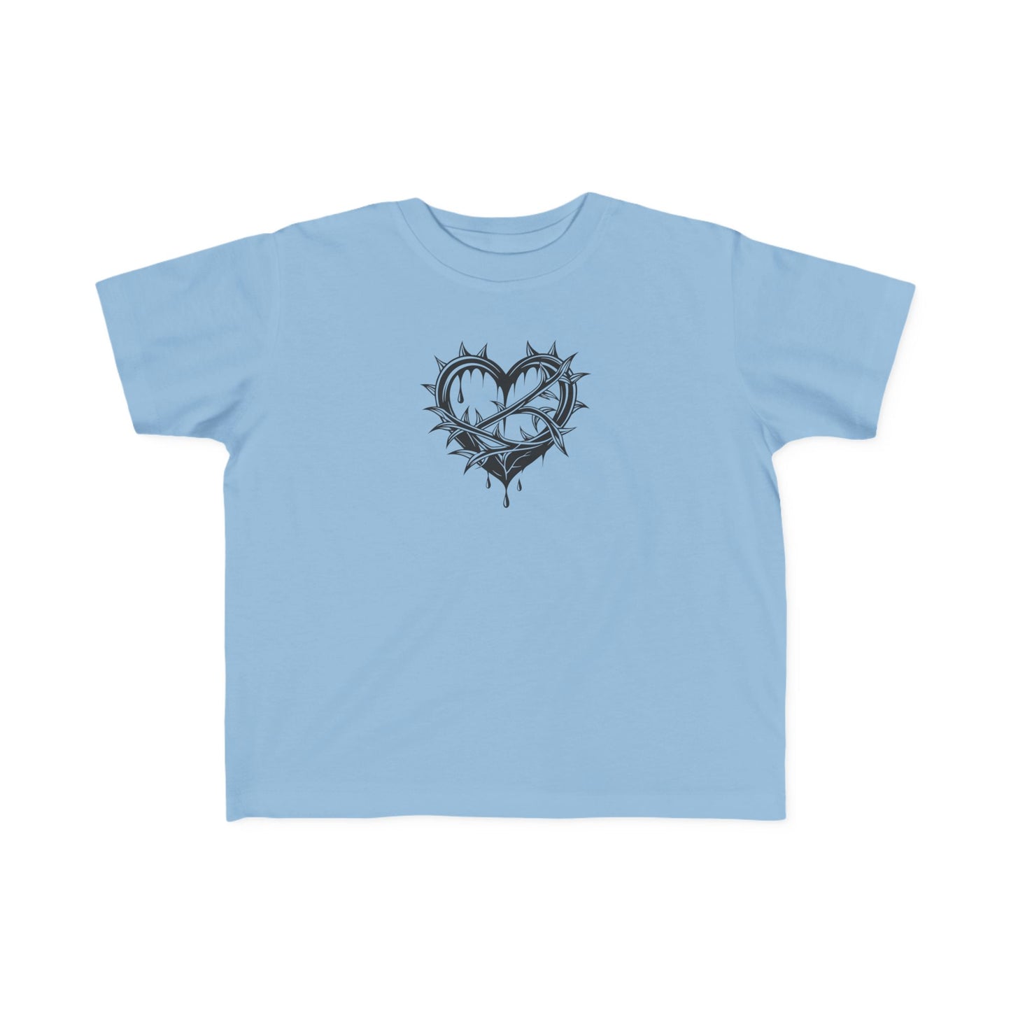 Toddler's Heart & Thorn Tee, Cute Kids T-Shirt, Children's Graphic Shirt, Gift for Toddlers, Cool Summer Outfit