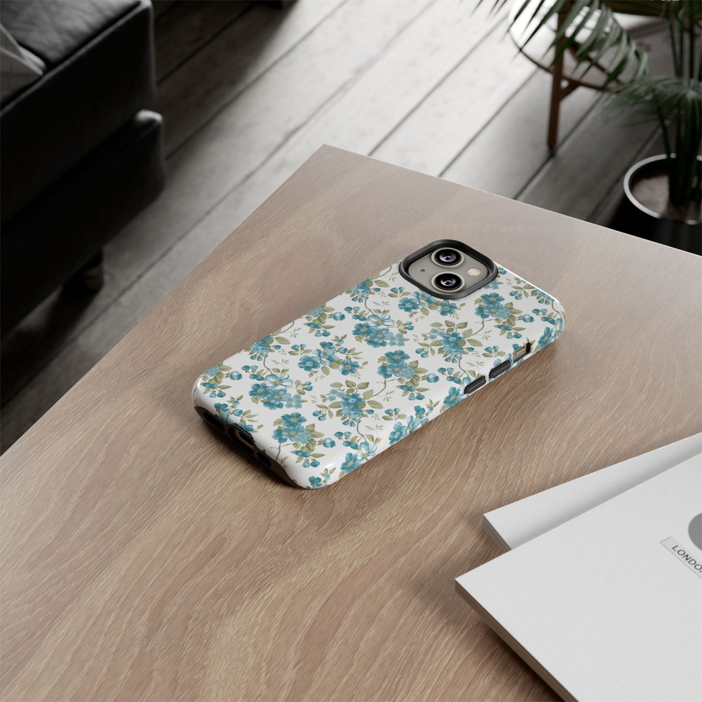 Floral Phone Case - Tough Cases, Durable Phone Cover, Cute Floral Design, Gift for Her, Trendy Phone Accessory, Spring Style