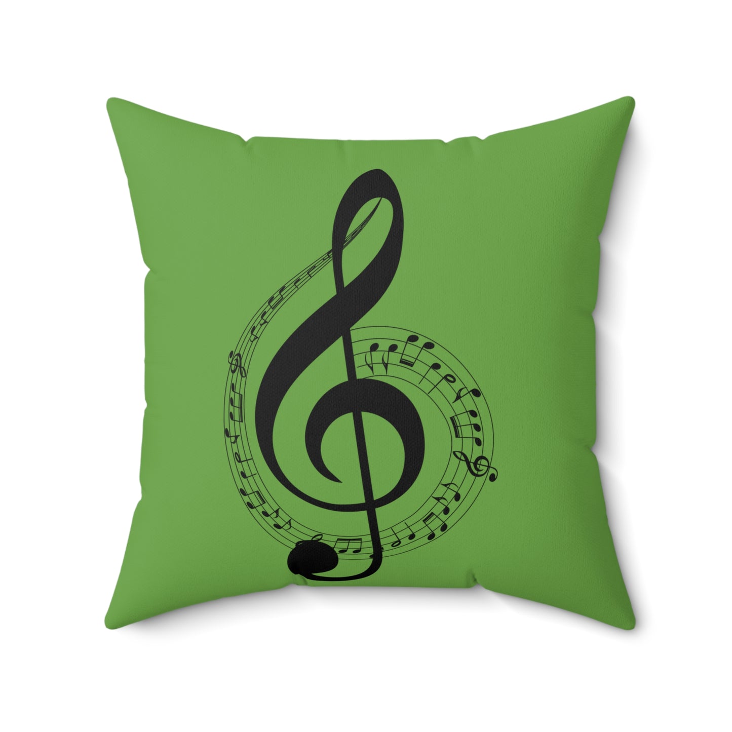 Musical Notes throw Pillow