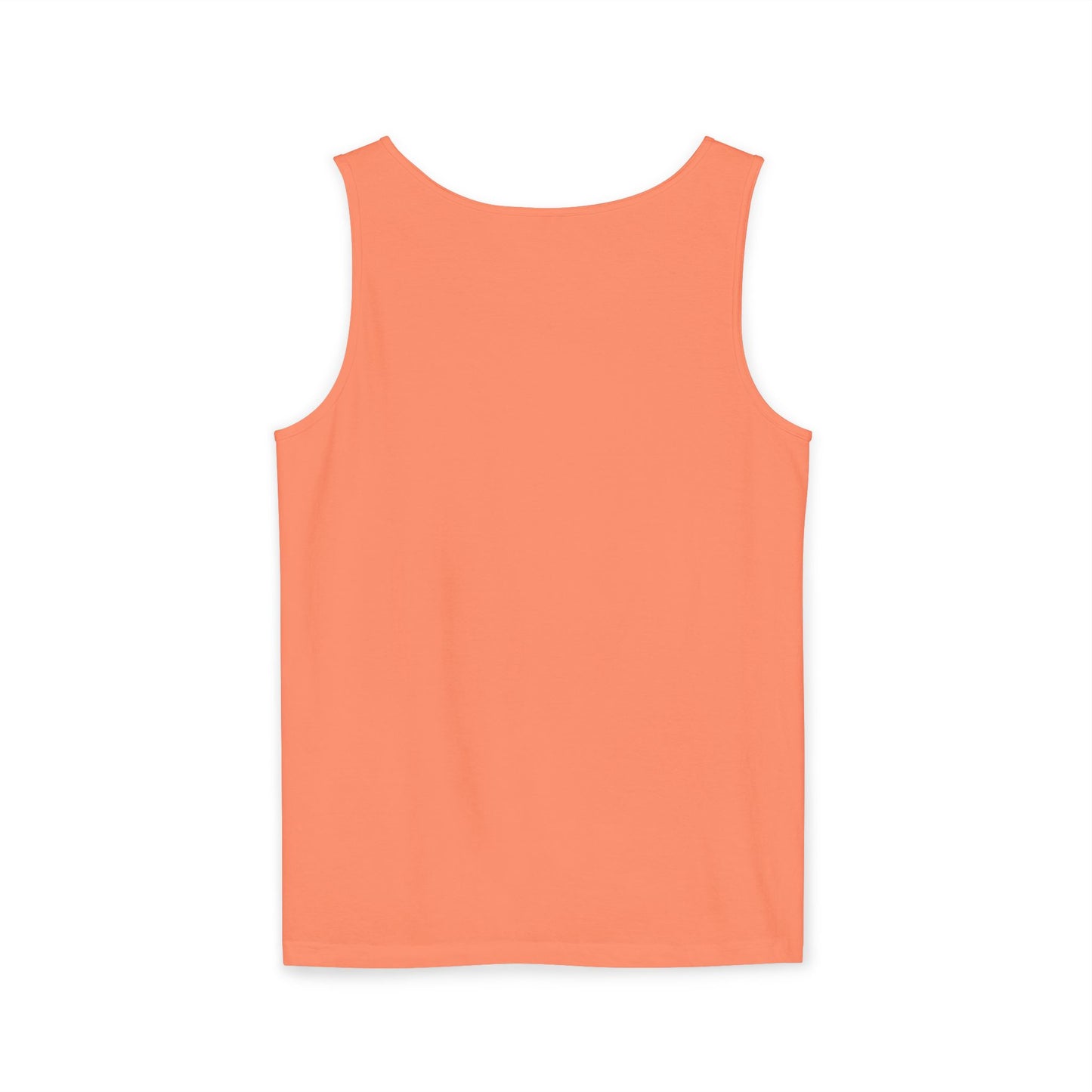 5-Star "WANTED" Garment-Dyed Tank Top, Unisex Summer Shirt, Gift for Him/Her, Trendy Casual Wear, Pool Party Outfit, Unique Graphic Tee
