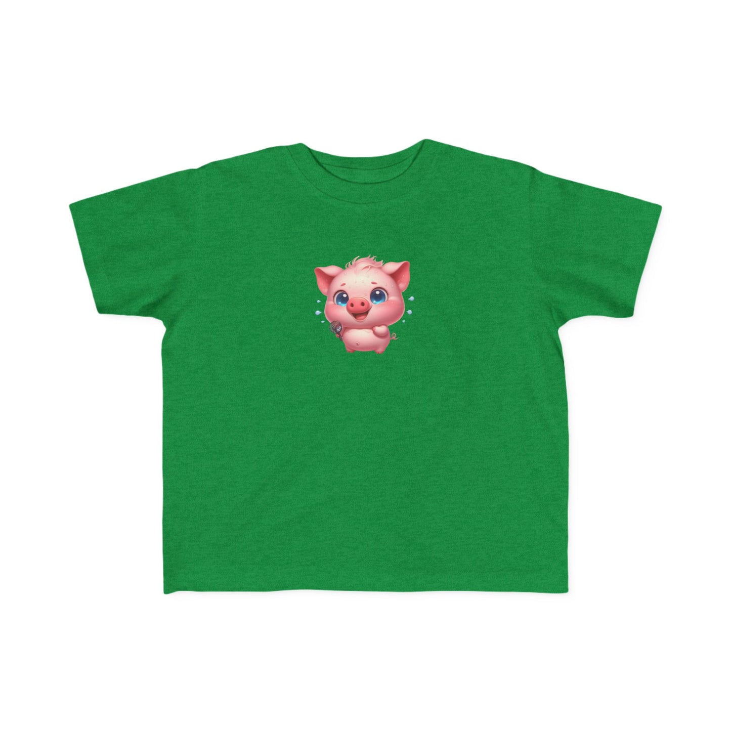Cute Pig Toddler Tee, Adorable Animal Shirt for Kids, Perfect Baby Gift, Birthday Outfit, Playful Graphic Tee, Toddler Clothing