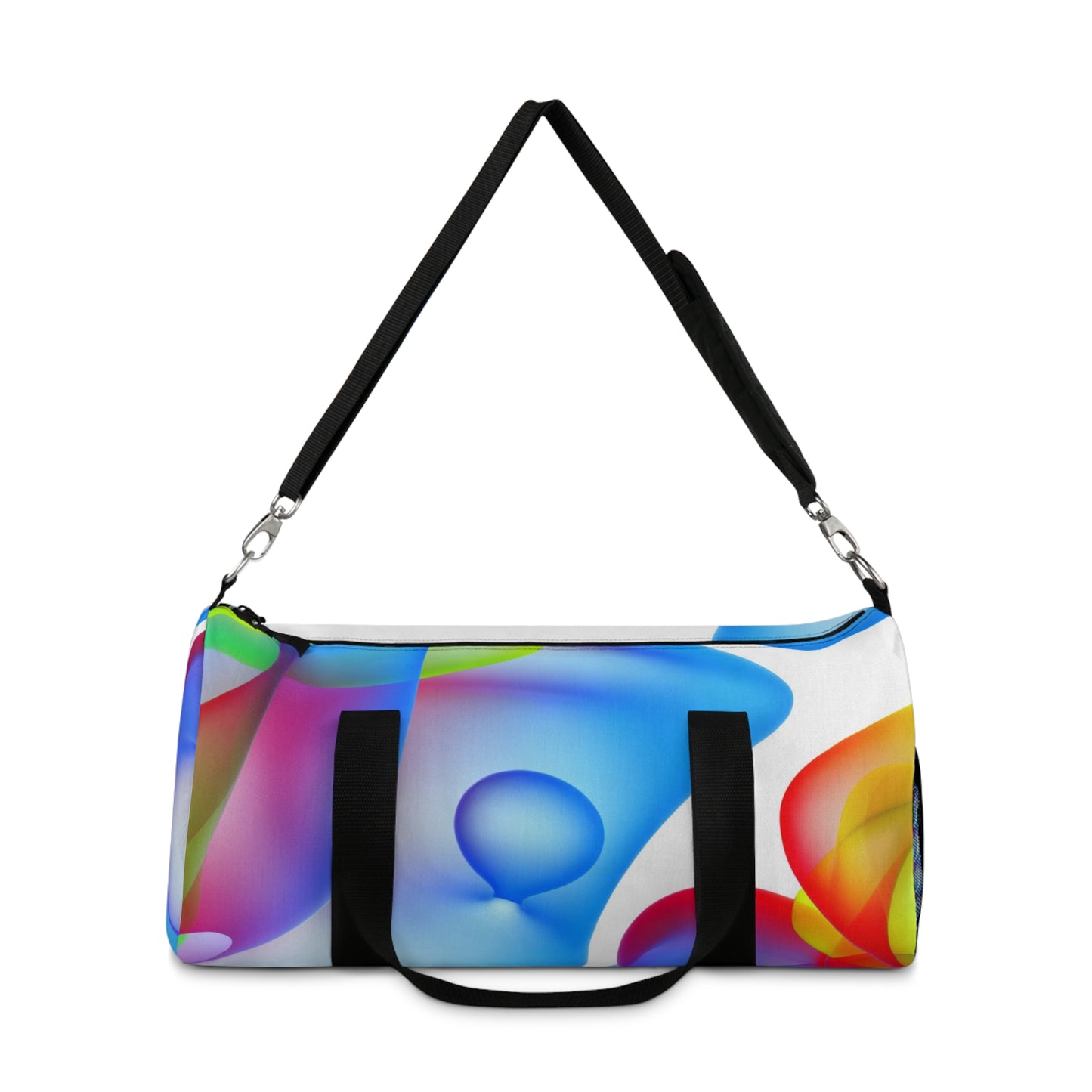 Vibrant Colorful Duffel Bag, Gym Bag, Travel Tote, Weekend Luggage, Sporty Carryall, Perfect for Sports, Yoga, Travel