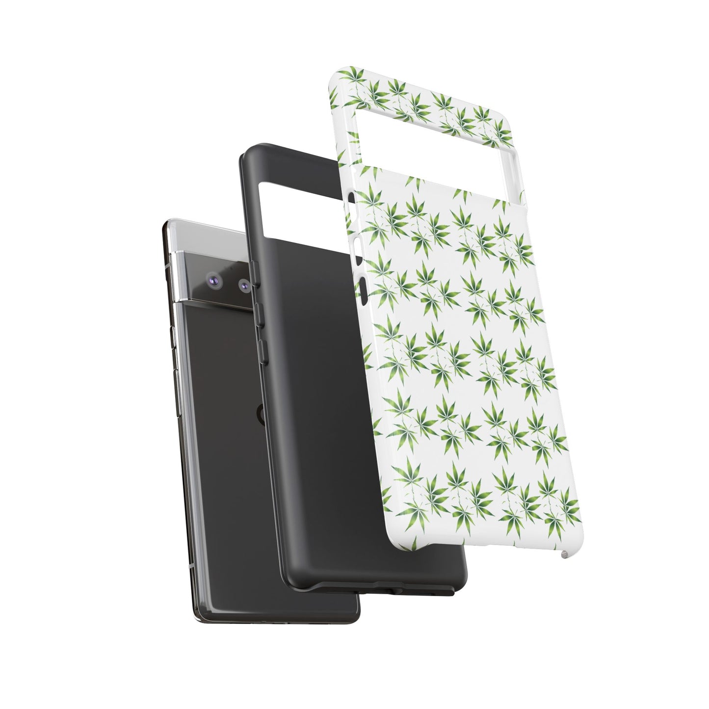 Stylish Phone Case with Cannabis Leaf Design, Durable Phone Cover, Gift for Stoner Friends, Unique Phone Accessory, Nature-Inspired Design