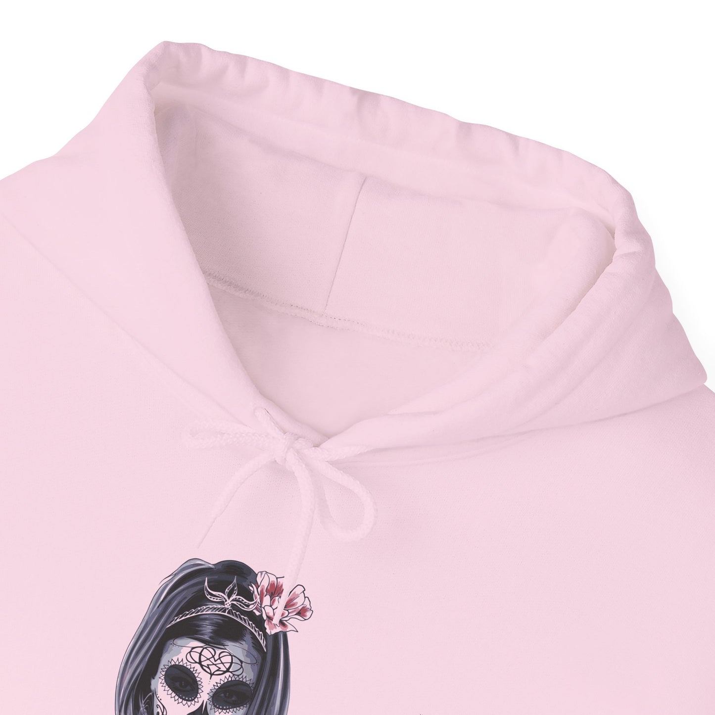 Day of the Dead Hoodie | Unisex Heavy Blend Sweatshirt, Skull Art, Mexican Holiday Apparel, Halloween Costume, Festival Gear