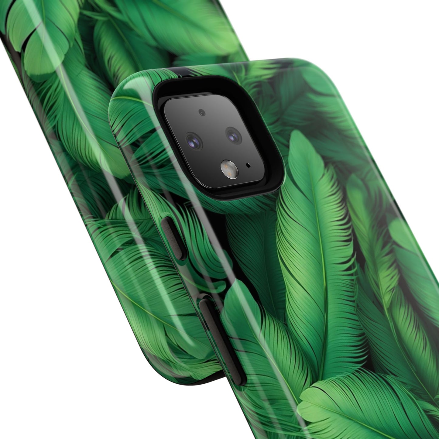 Tough Cases - Tropical Leaf Phone Case, Nature-inspired, Phone Accessory, Gift for Her, Jungle Theme, Eco-Friendly