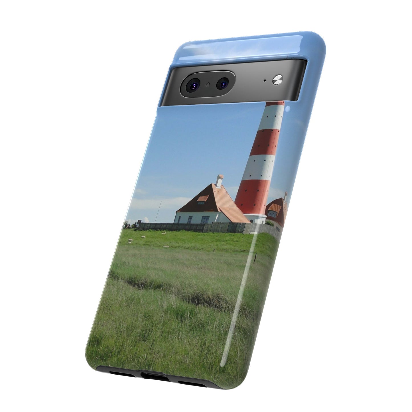 Lighthouse Phone Case - Coastal Vibes, Nautical Gift, Ocean Lover Accessory, Beach Aesthetic, Customizable Design
