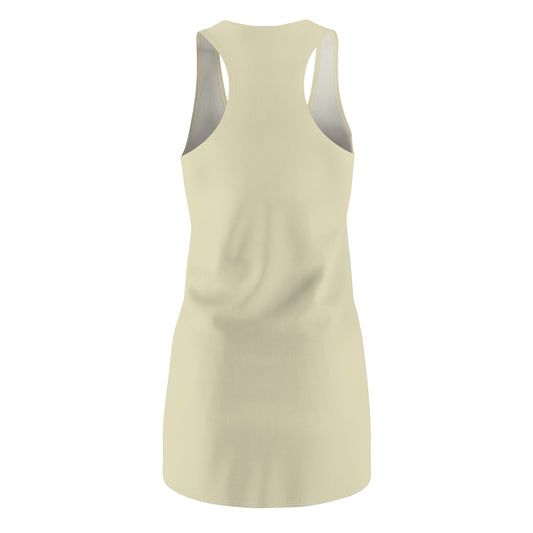 Nature-Inspired Women's Racerback Dress, Lightweight Summer Dress, Casual Outing Dress, Eco-Friendly Fashion, Gifts for Nature Lovers
