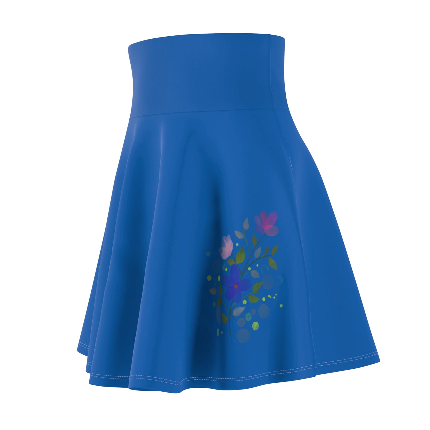 Vibrant Floral Women's Skater Skirt, Fun Summer Skirt, Casual Skirt for Everyday Wear, Perfect Gift for Her, Stylish Women’s Clothing