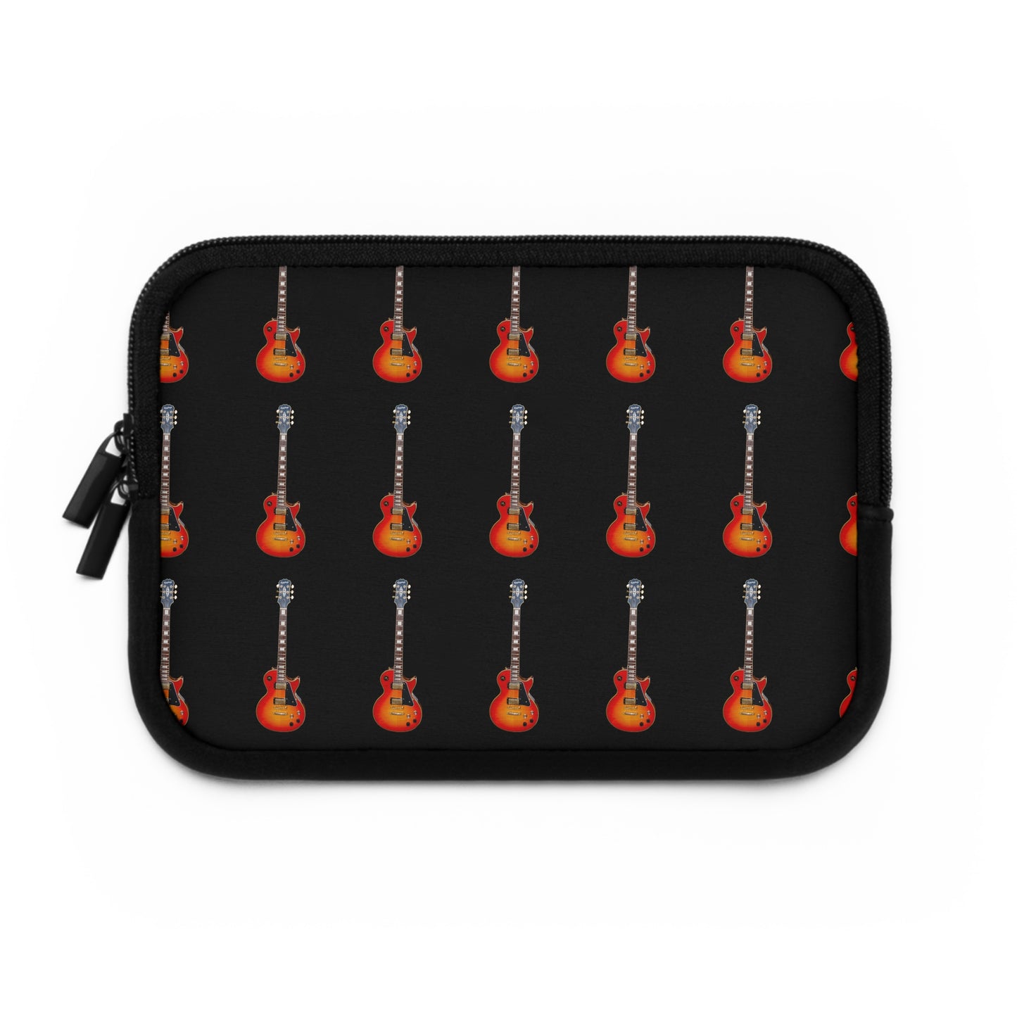 Guitar Pattern Laptop Sleeve | Music Lover Gift, Tech Organizer, Unique Laptop Case, Geek Gift, Rock Music Accessory