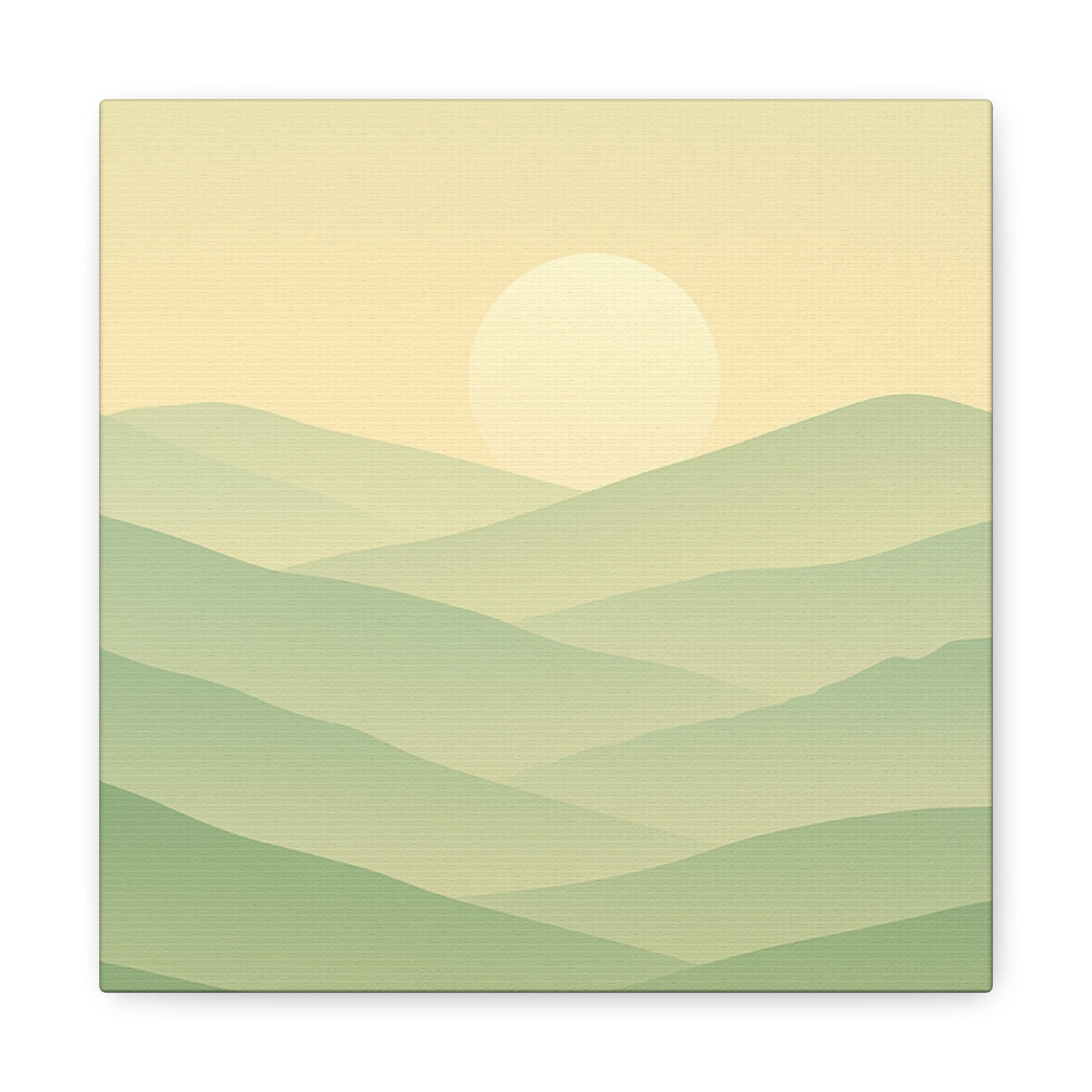 Matte Canvas, Stretched, 1.25" Sunset or Sunrise