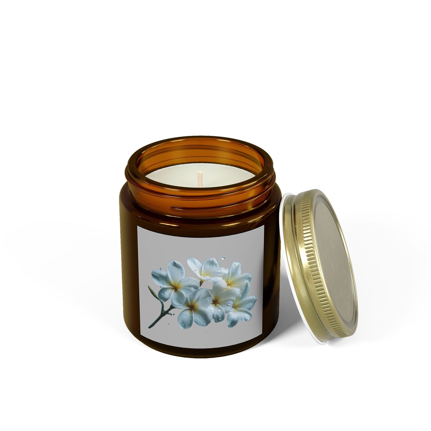 Floral Scented Candles - Coconut Apricot Wax size 4oz and 9oz