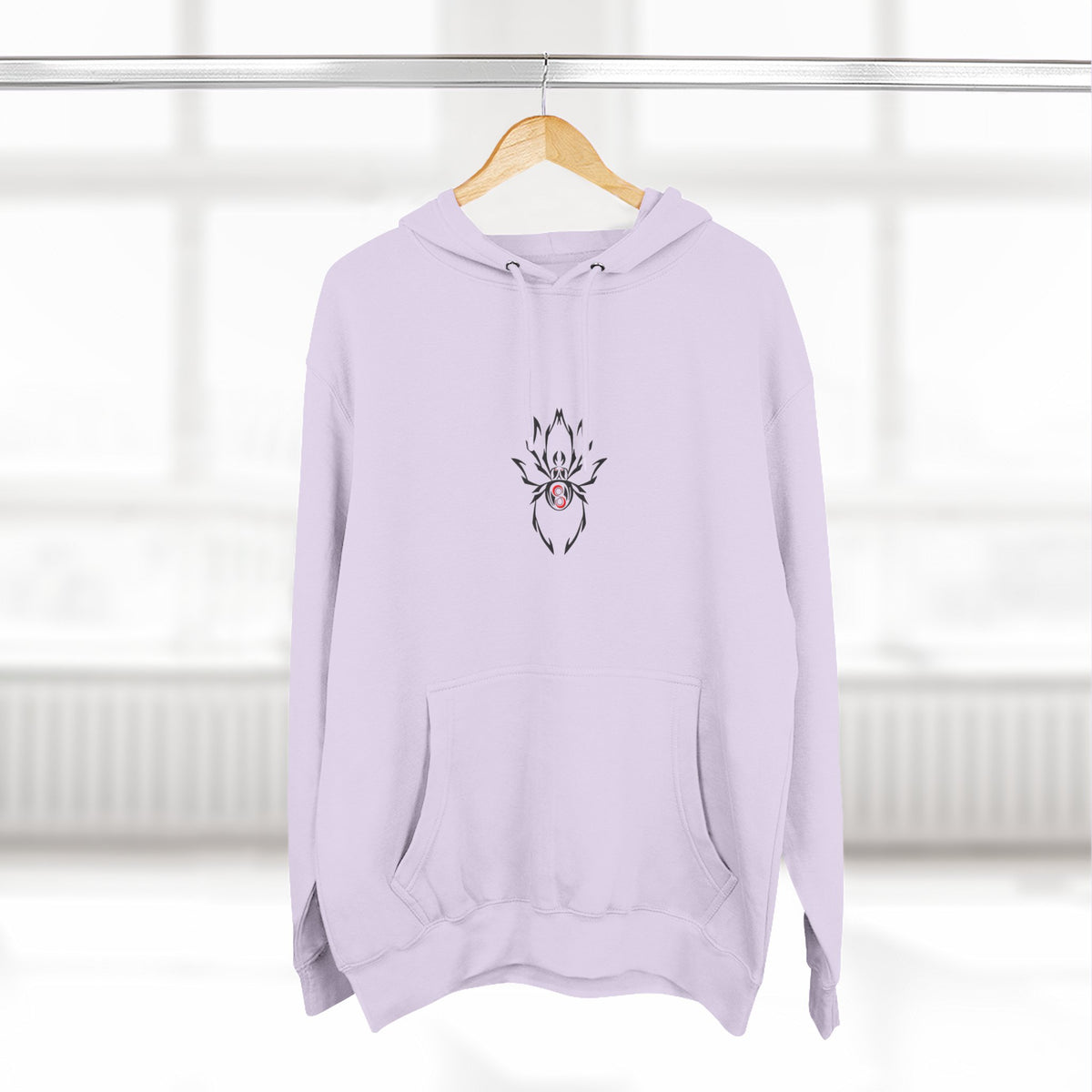 Cozy Spider Fleece Hoodie - Spooky Fashion, Unisex Casual Wear, Halloween Gift, Fall Fashion, Comfortable Layering