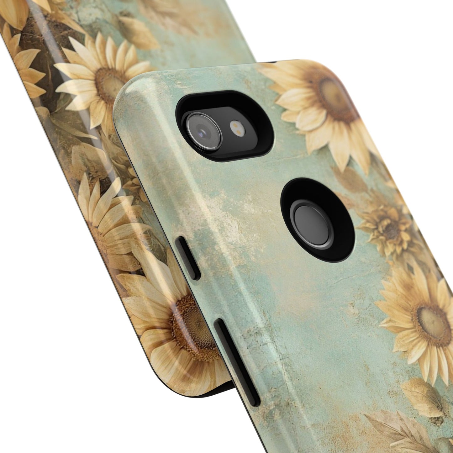 Sunflower Phone Case, Tough Shell Floral Cover, Nature Inspired Gift, Durable Protective Case, Perfect for Spring and Summer