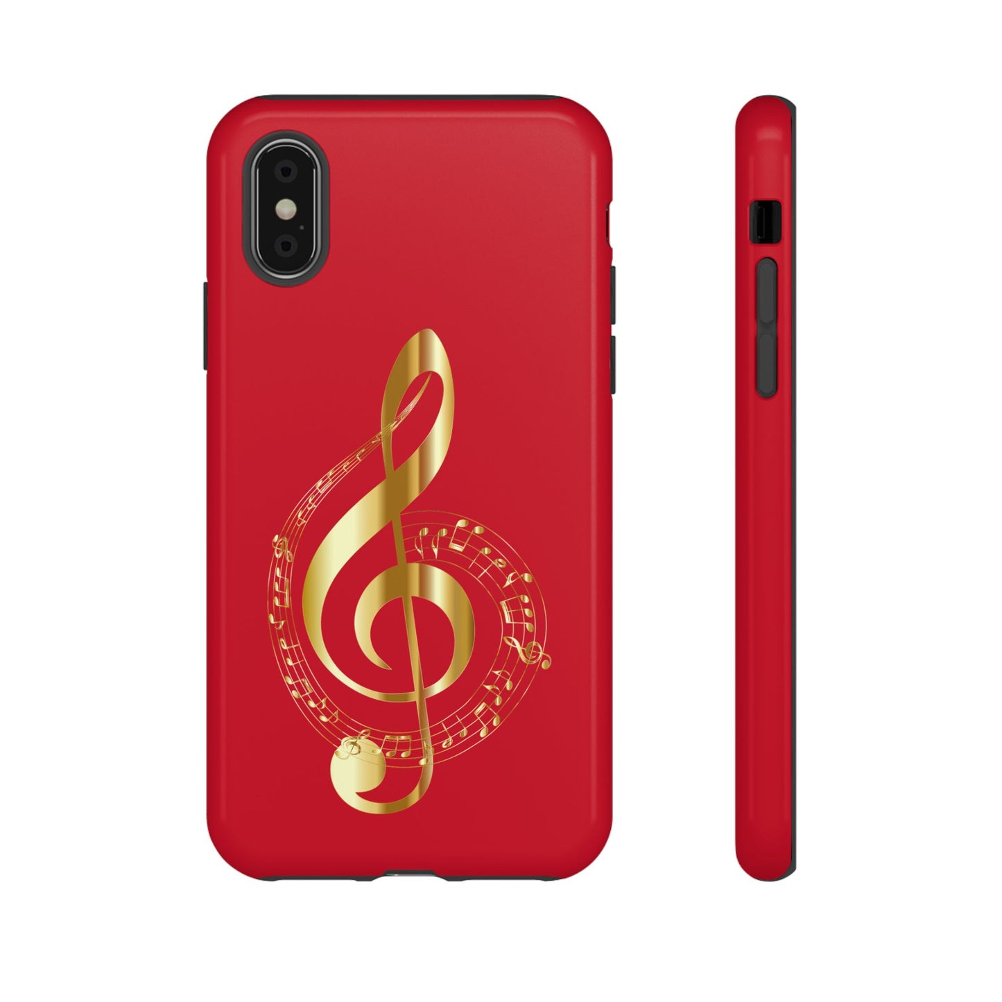 Tough Cases - Red Musical Note