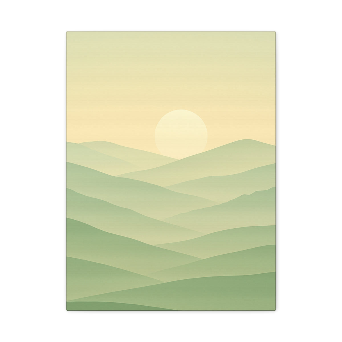 Matte Canvas, Stretched, 1.25" Sunset or Sunrise