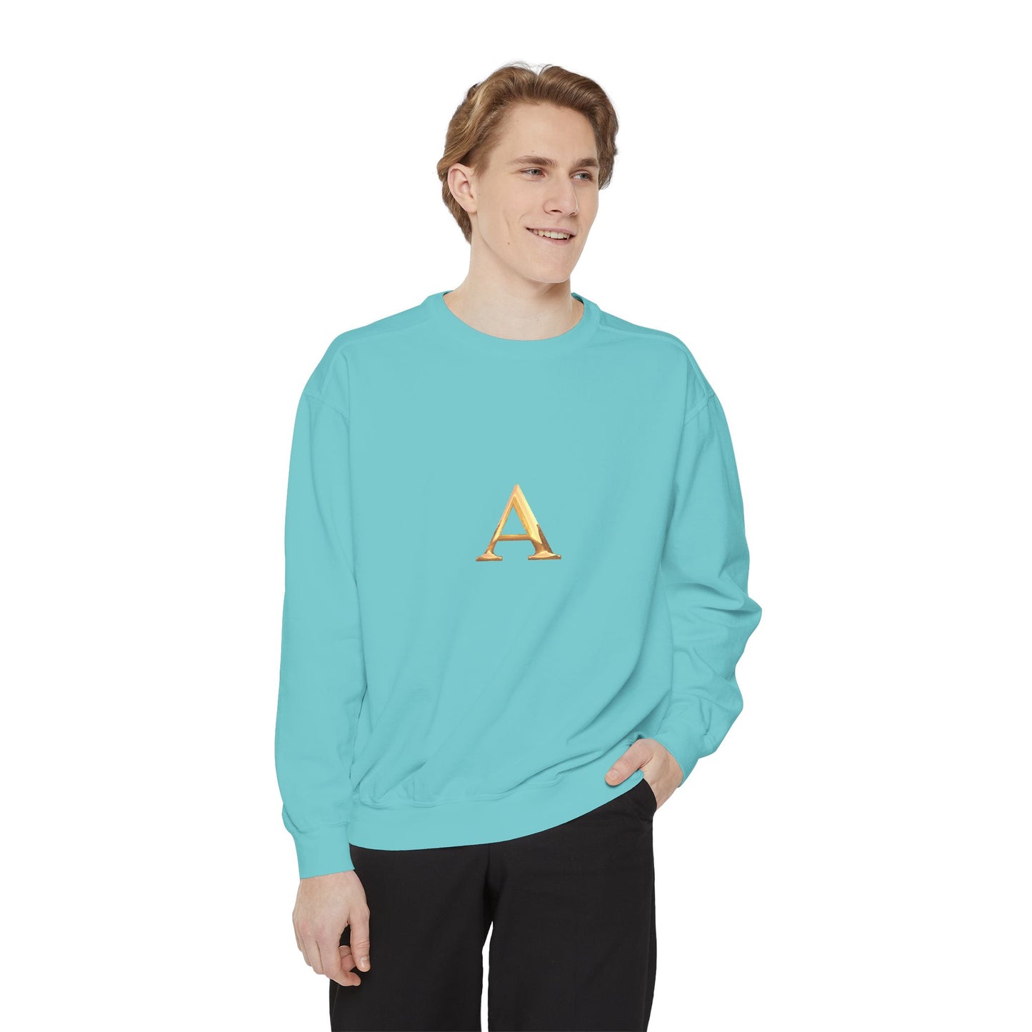 Stylish Monogrammed Sweatshirt, Personalized Gift, Cozy Layering, Casual Wear, Birthday, Holiday Present