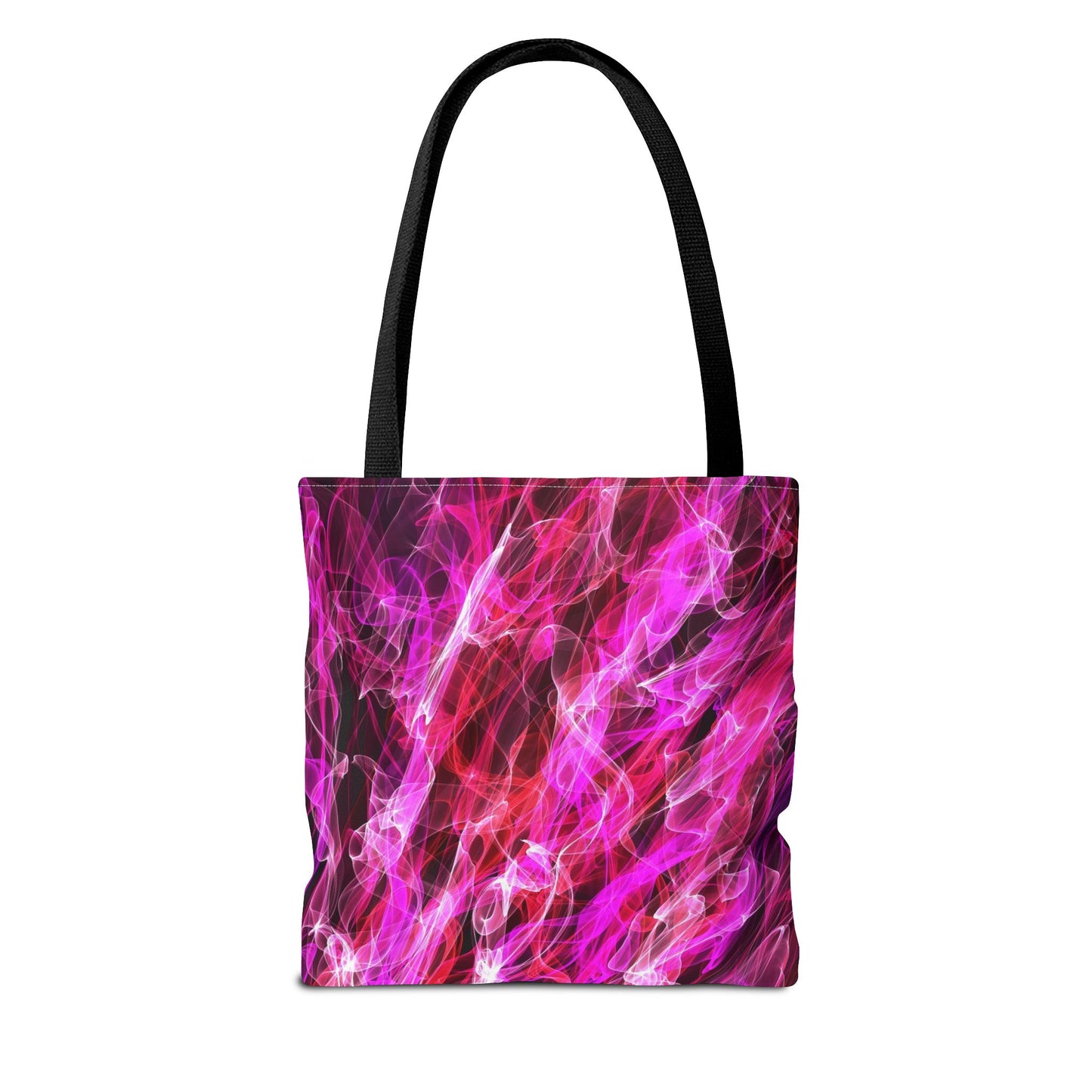 Vibrant Abstract Tote Bag, Colorful Shopping Bag