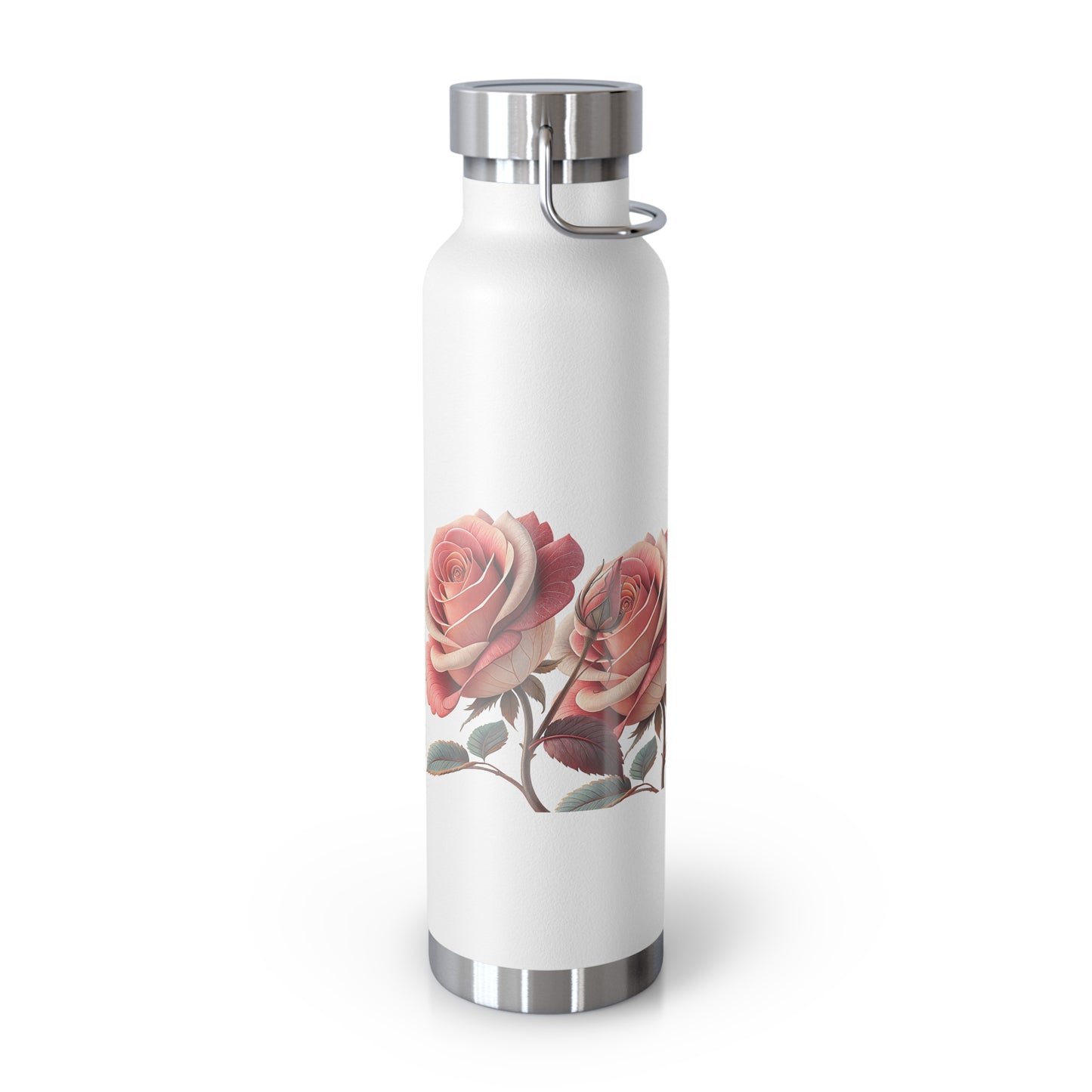 Floral Insulated Bottle, Hydration Gift for Flower Lovers, Travel Water Flask, Eco-Friendly Gift, Fitness Hydration Solution