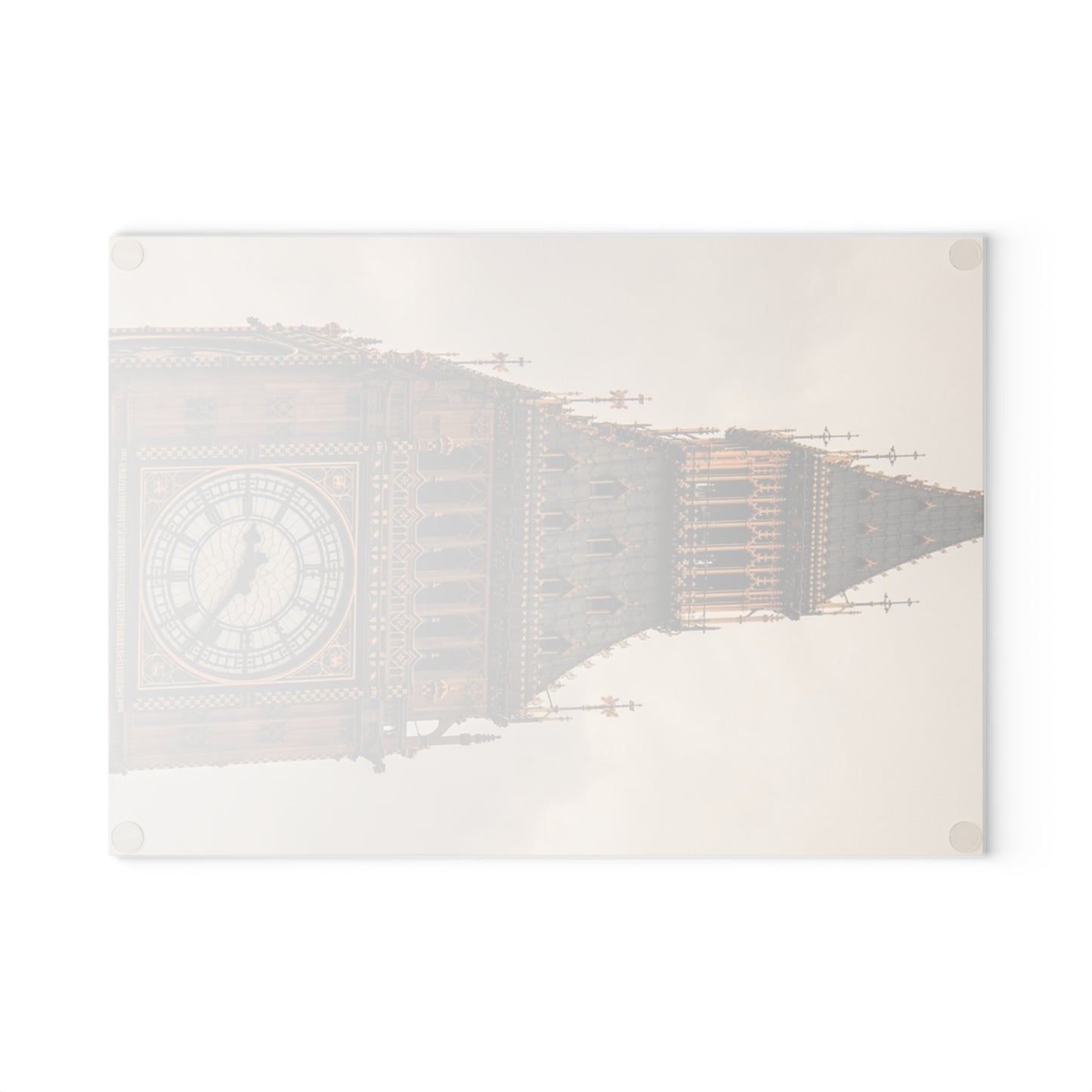 Big Ben Glass Cutting Board, Unique Kitchen Decor, Chef Gift, Housewarming Essentials, London Themed Kitchenware
