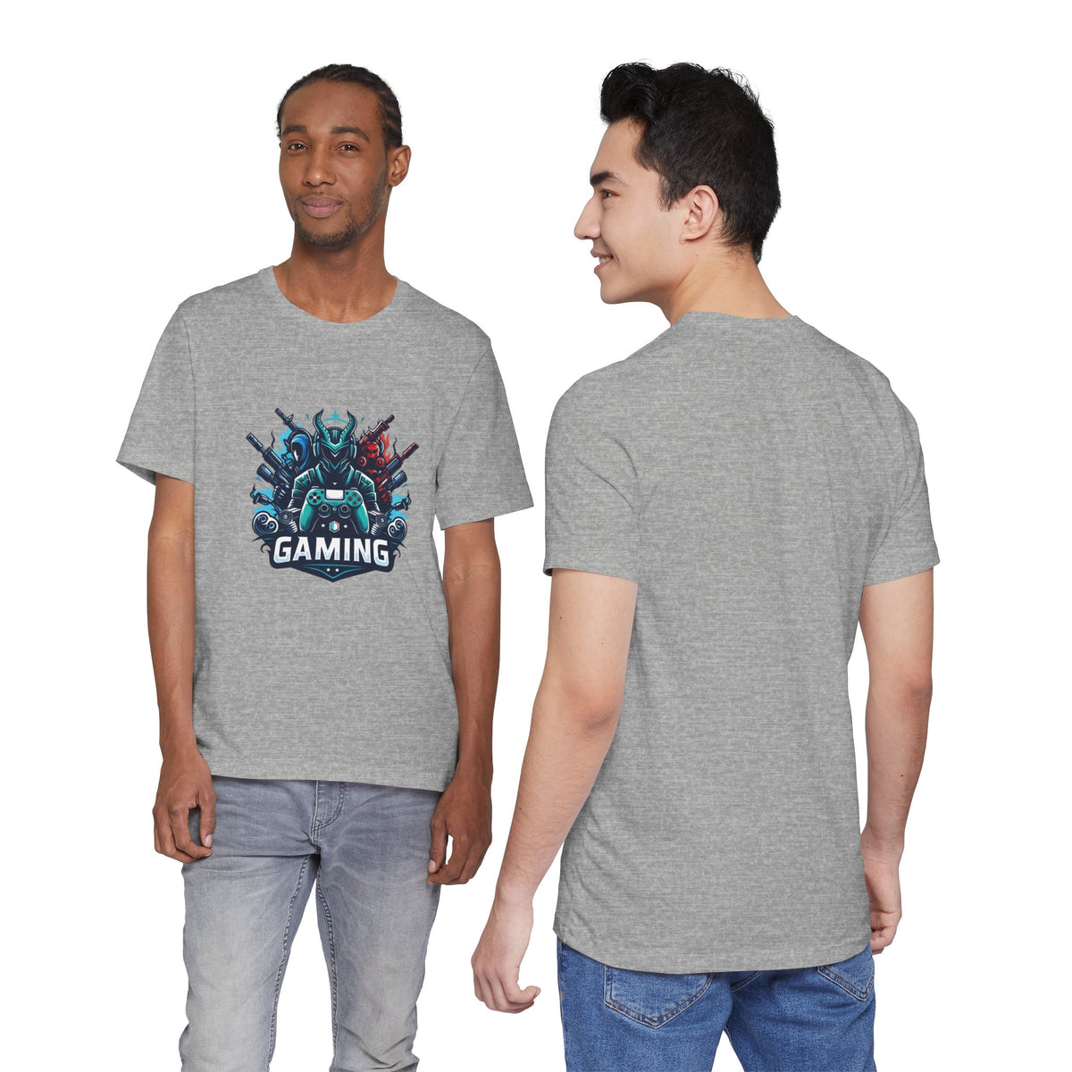 Gaming Controller Emblem Tee — Esports Gamer Graphic T-Shirt