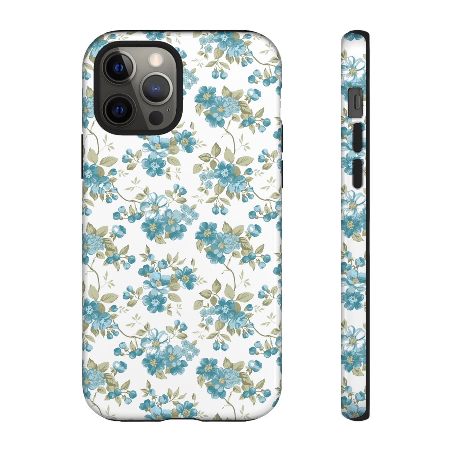 Floral Phone Case - Tough Cases, Durable Phone Cover, Cute Floral Design, Gift for Her, Trendy Phone Accessory, Spring Style