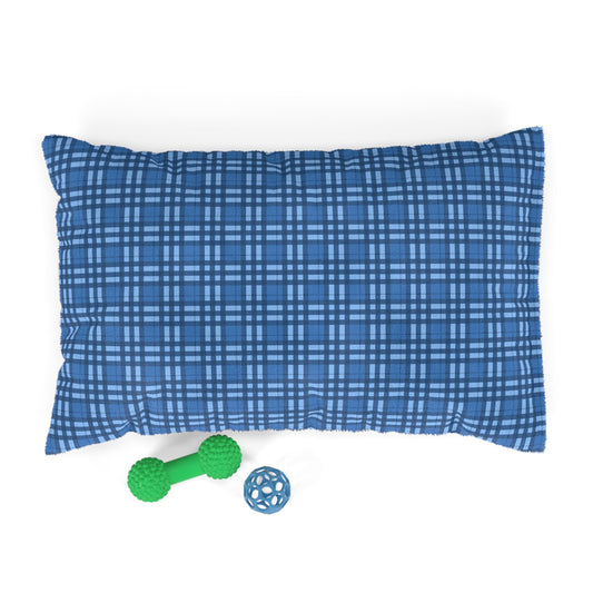 Cozy Plaid Pet Bed for Dogs and Cats, Stylish Dog Bed, Soft Pet Cushion, Perfect for Indoor Use, Checkered Dog Sofa